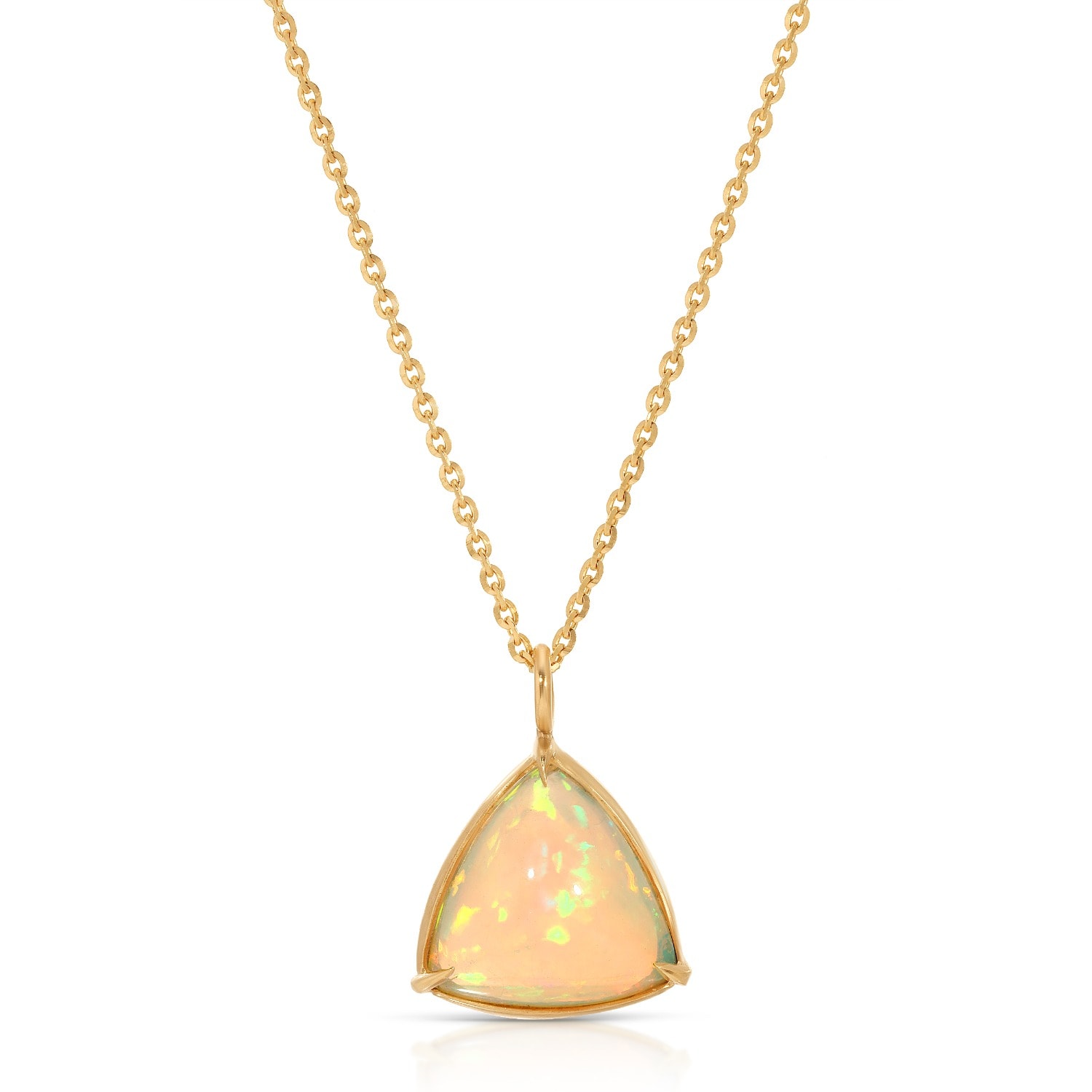 Atma Prema Women's Gold Aurora - One Of A Kind Trillion Necklace