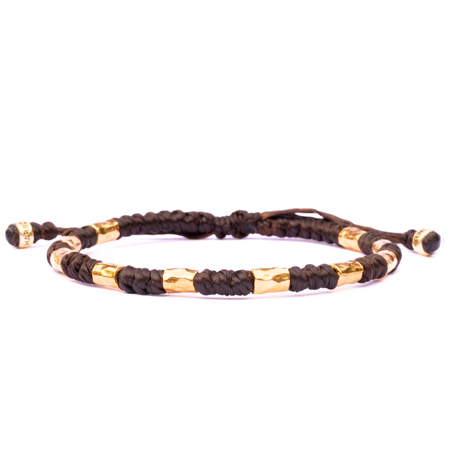 Chunky And Durable Vik Gold Men’s Rope Bracelet - Brown Harbour Uk Bracelets