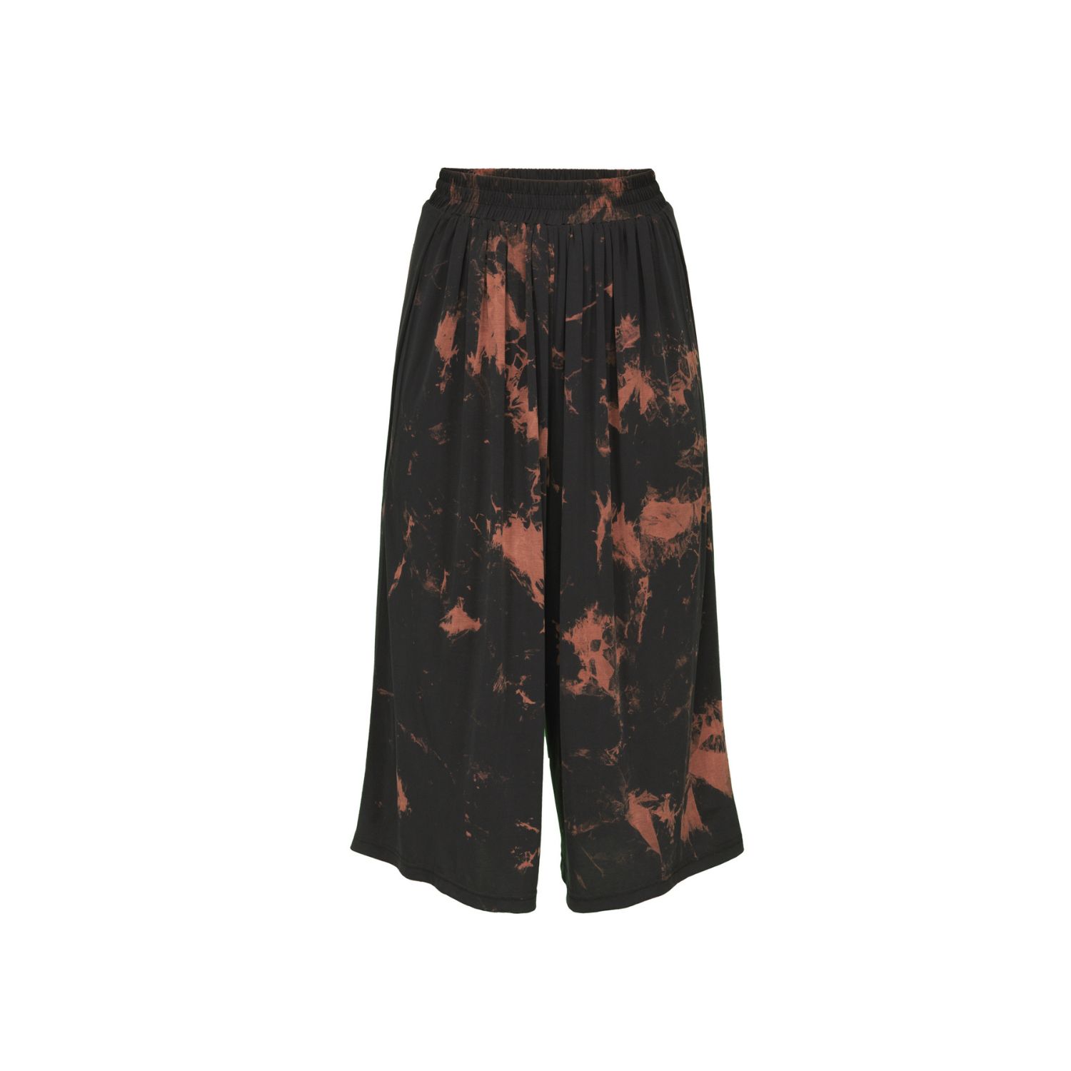Thefour Women's Black / Neutrals Aero Trouser Skirt Hand-painted In Black