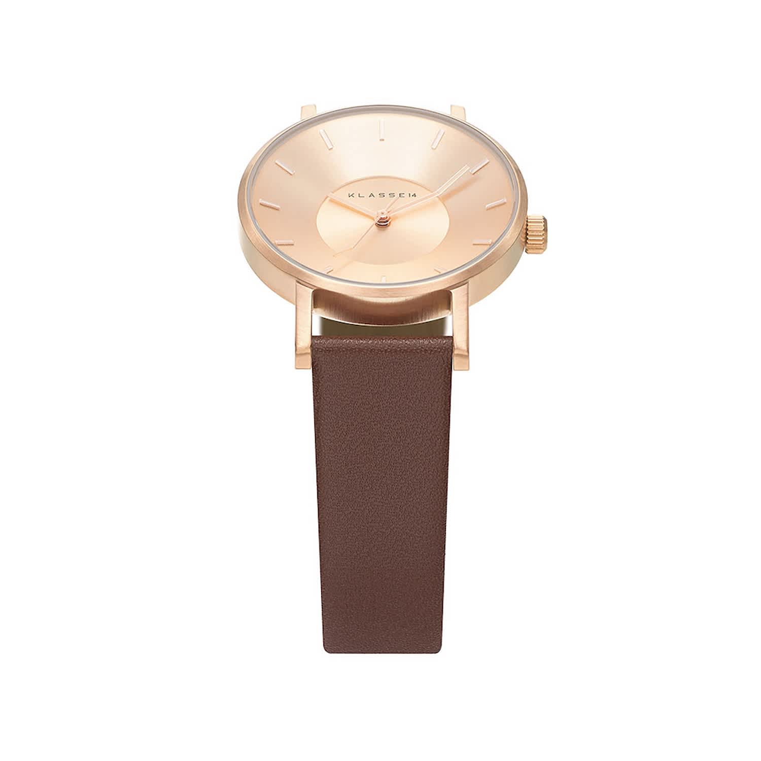 Volare Rose Gold Brown Leather 36Mm | KLASSE14 | Wolf & Badger