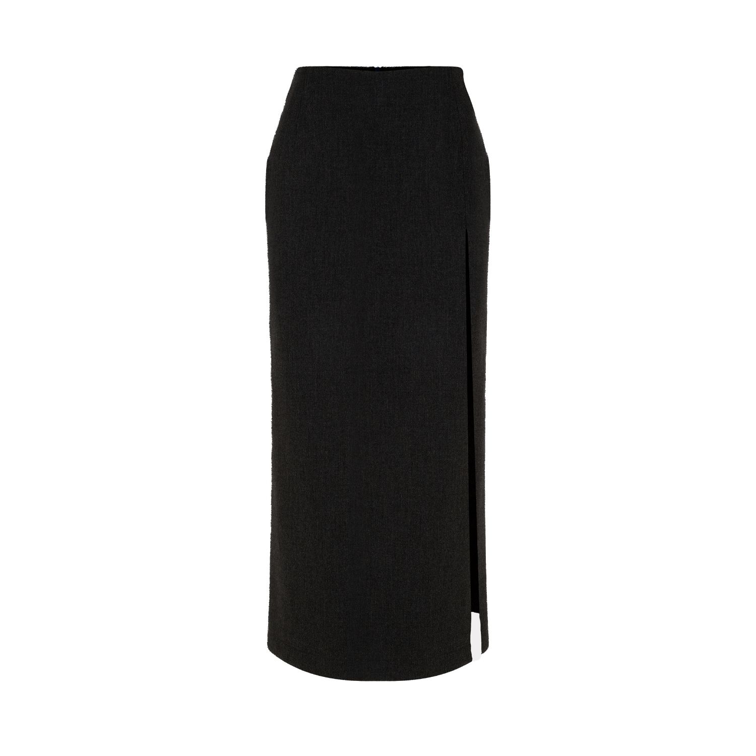 Nazli Ceren Women's Black Lea Maxi Skirt In Paprika Red In Black