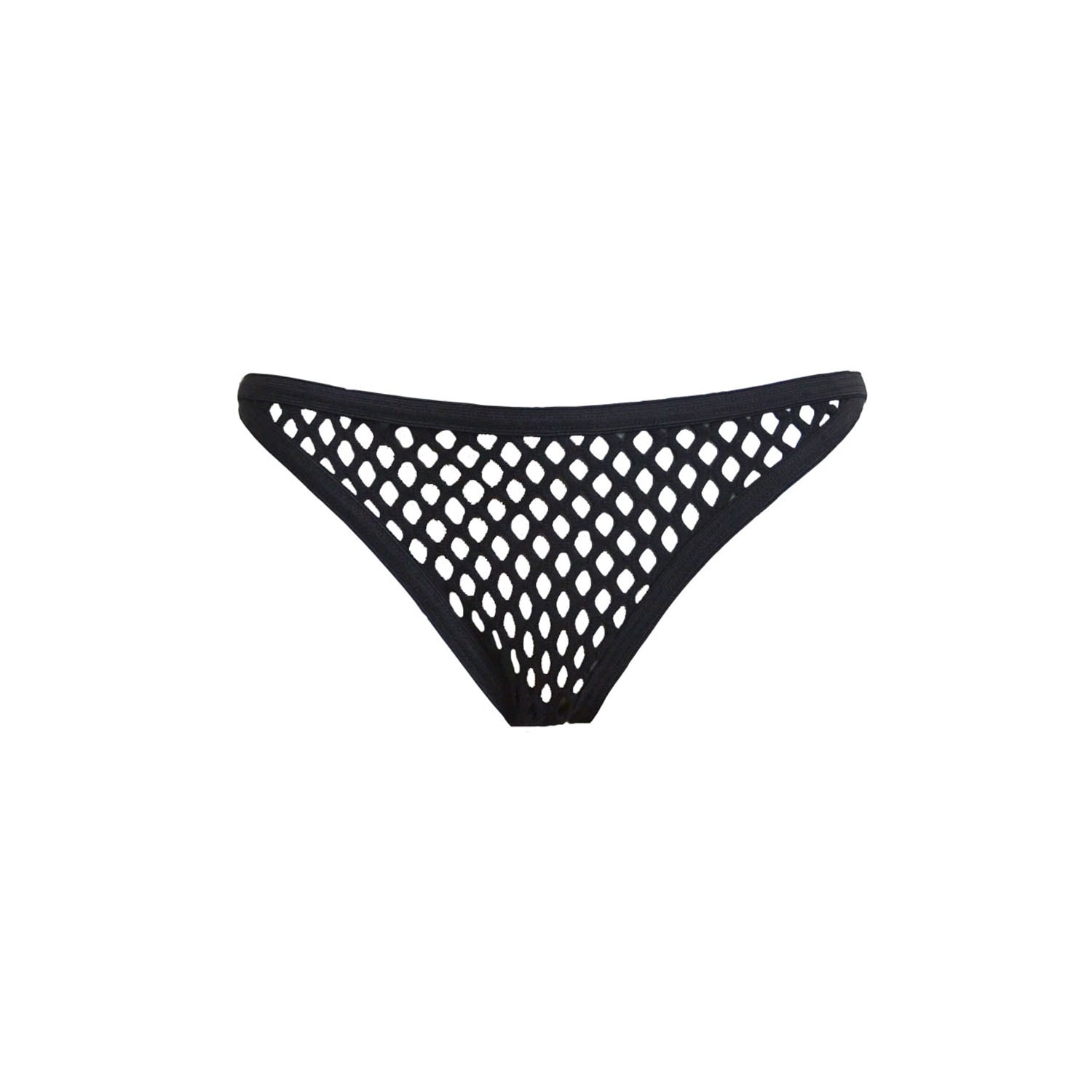 Women’s Backless Fishnet Black Brief Medium Hidden Beneath