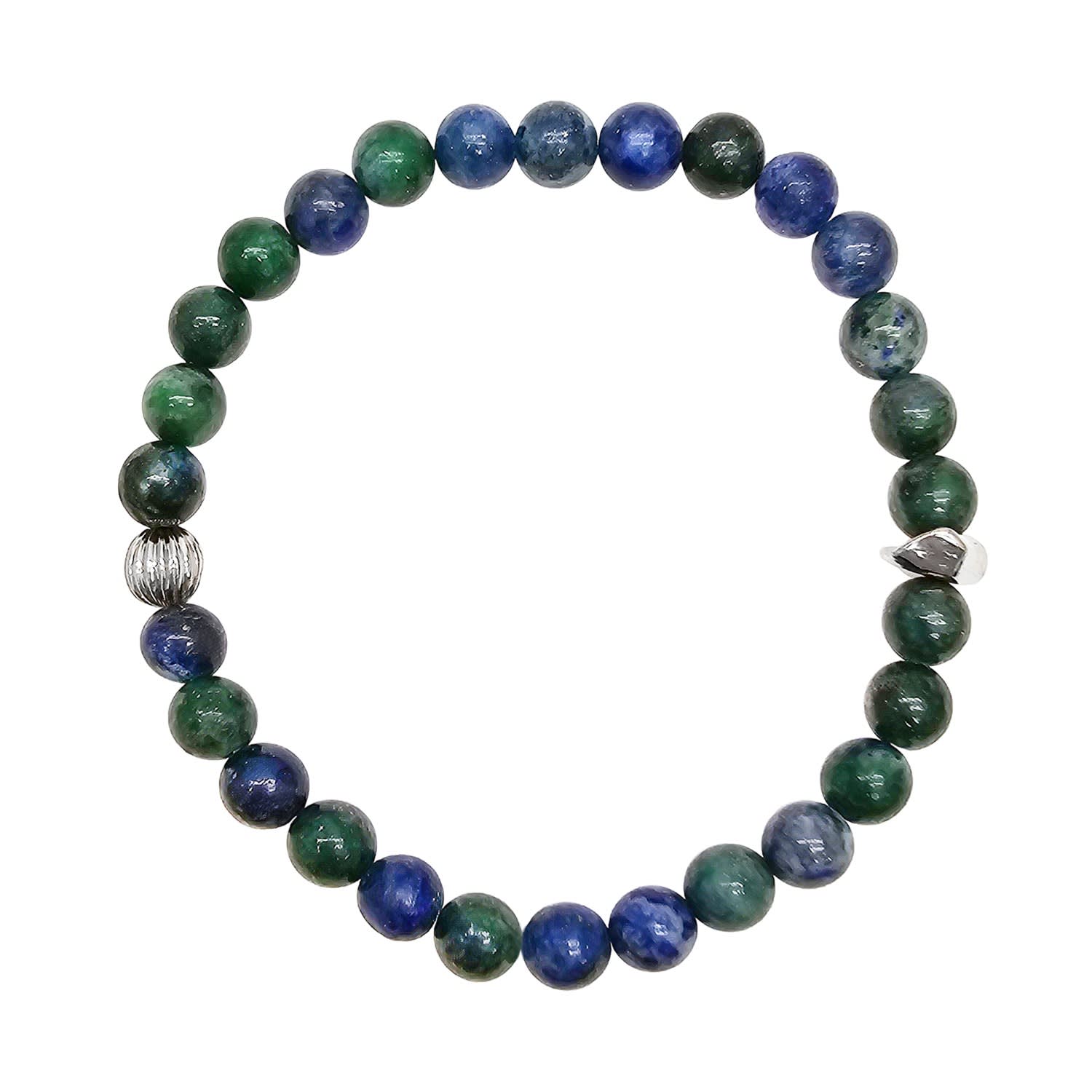 Farra Green Gift Idea Phoenix Malachite Men's Bracelet
