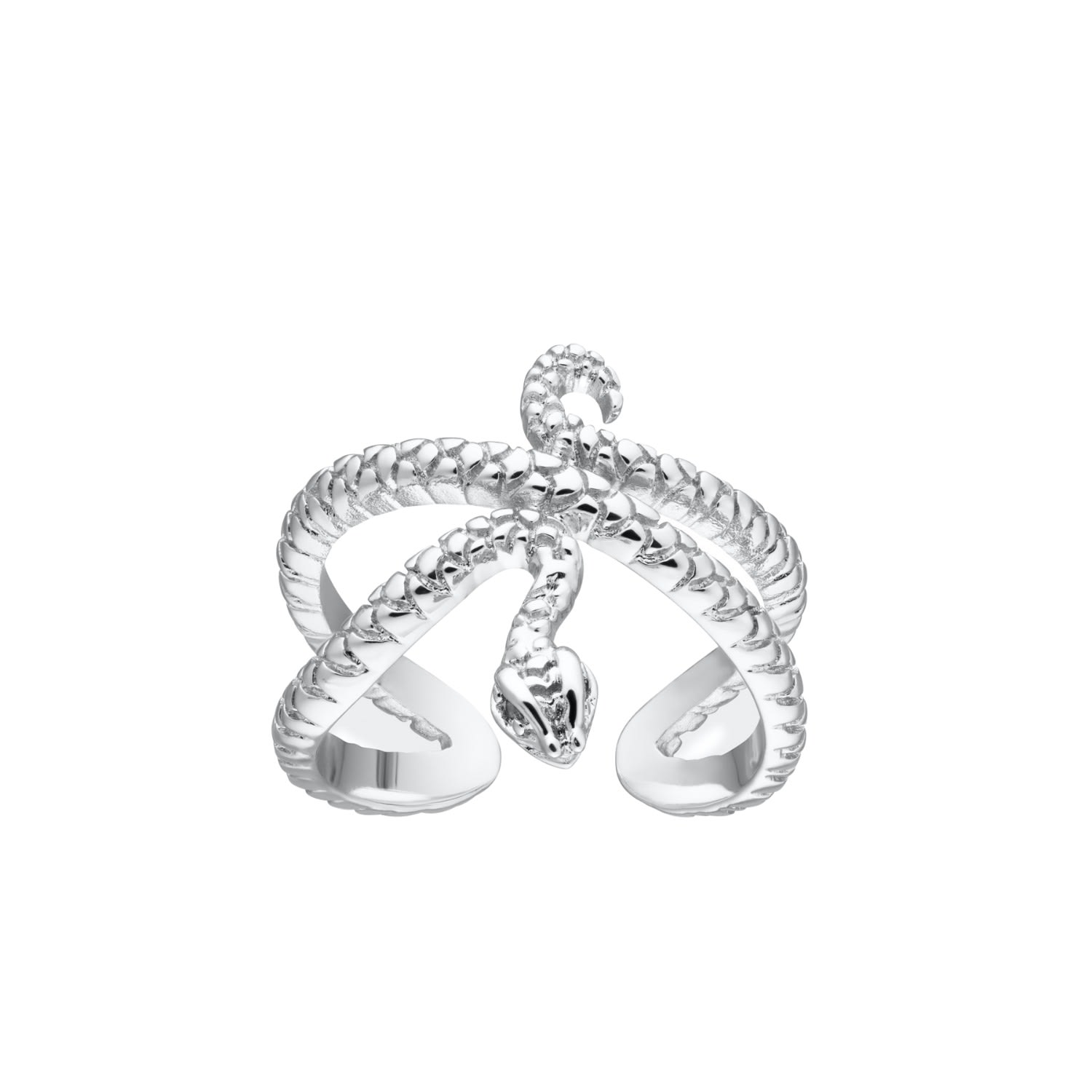 Women’s Silver Snake Toe Ring Scream Pretty