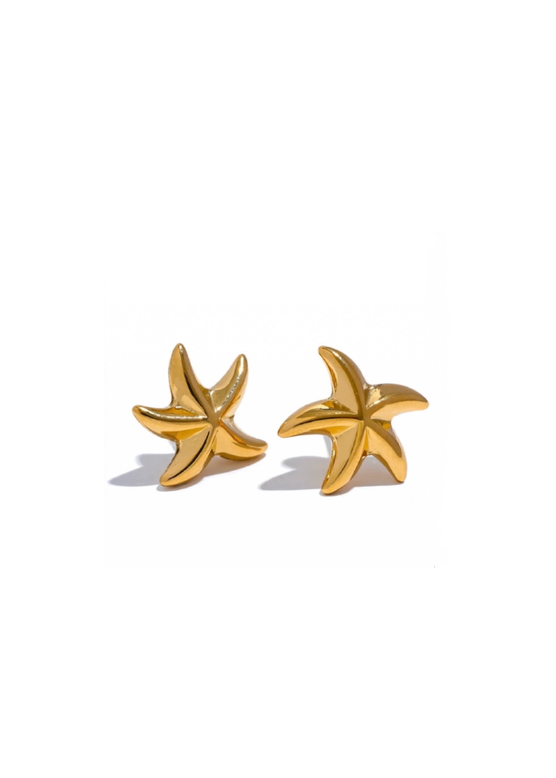Women&rsquo;s Gold Estrella Earrings | Decolet the Label