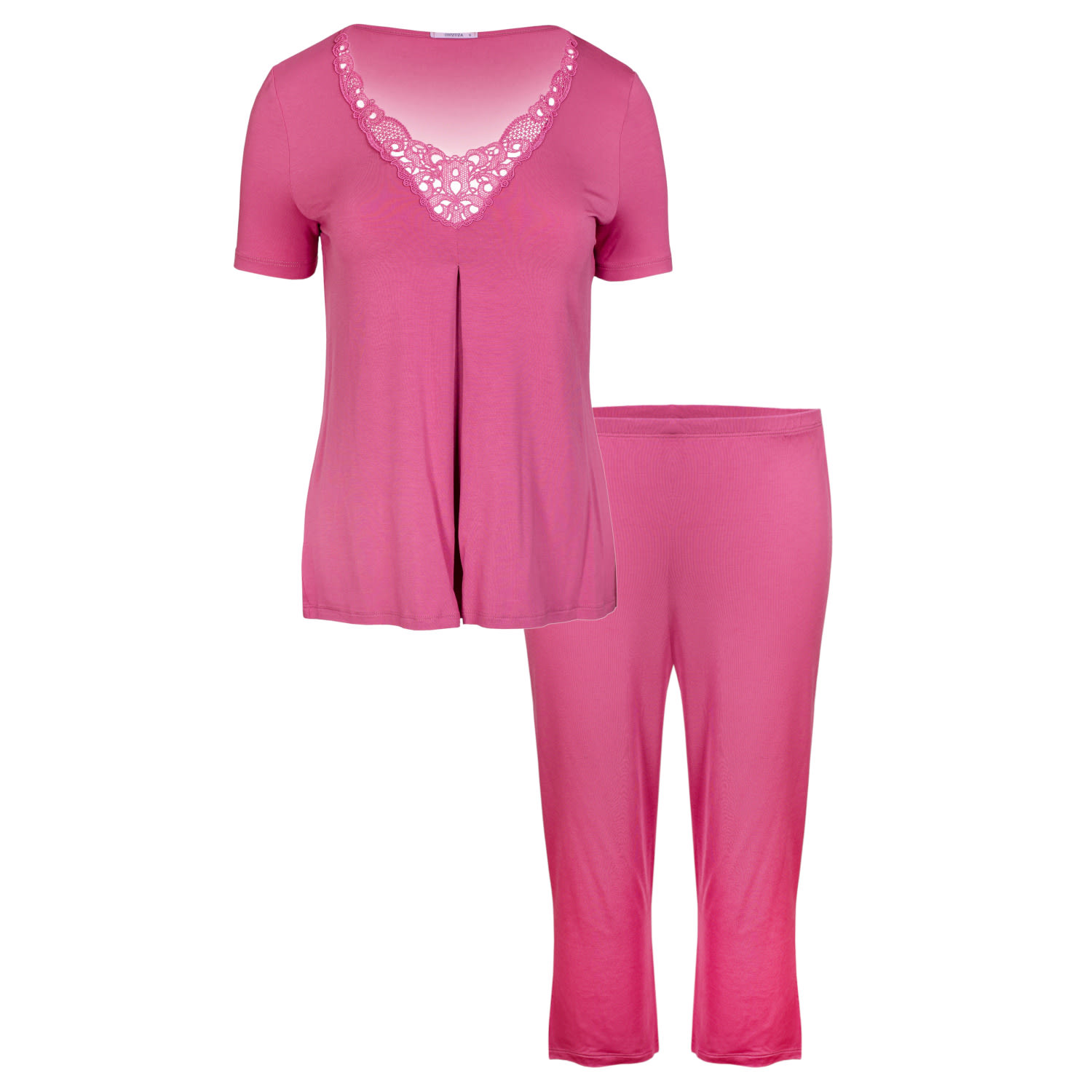 Oh!zuza Night&day Women's Pink / Purple Pyjama With Embroidery In Pink/purple
