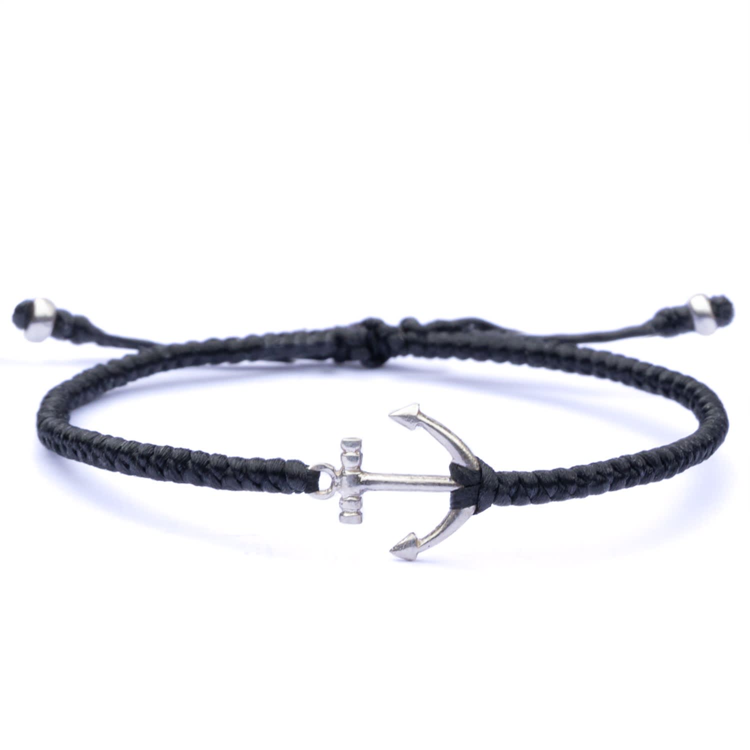 Handmade Waterproof Rope Bracelet - Thames Link Eco- Black, Harbour UK  Bracelets