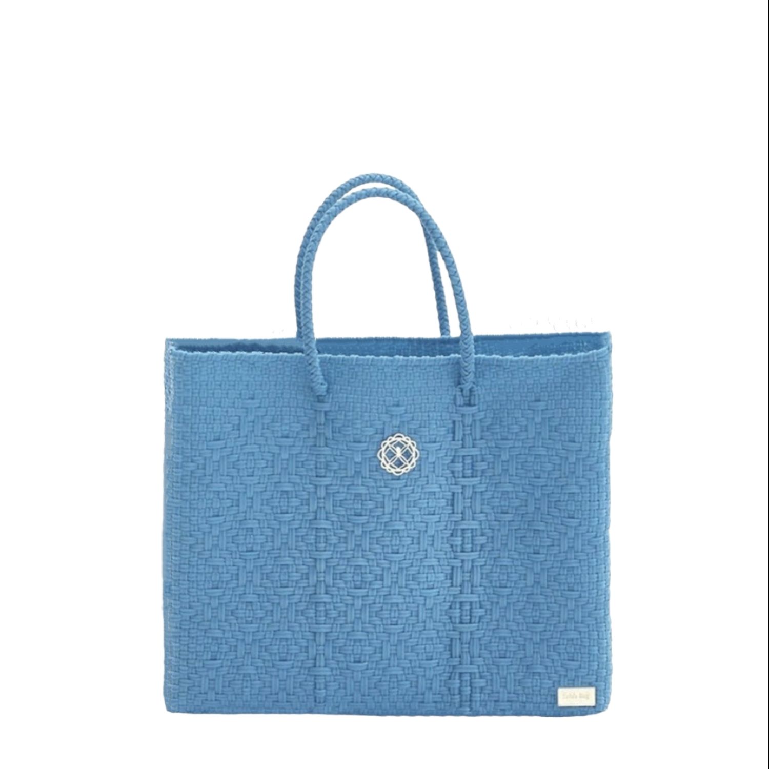 Women’s Small Light Blue Tote Bag Lolas Bag