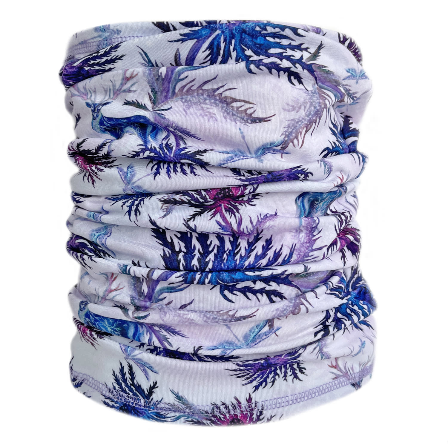 Women's White / Neutrals Neck Gaiter Sea Holly | Vetka