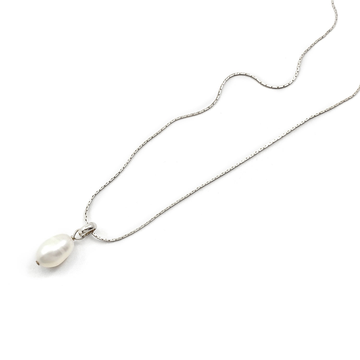 Biko Women's Freshwater Pendant - Silver In Silver