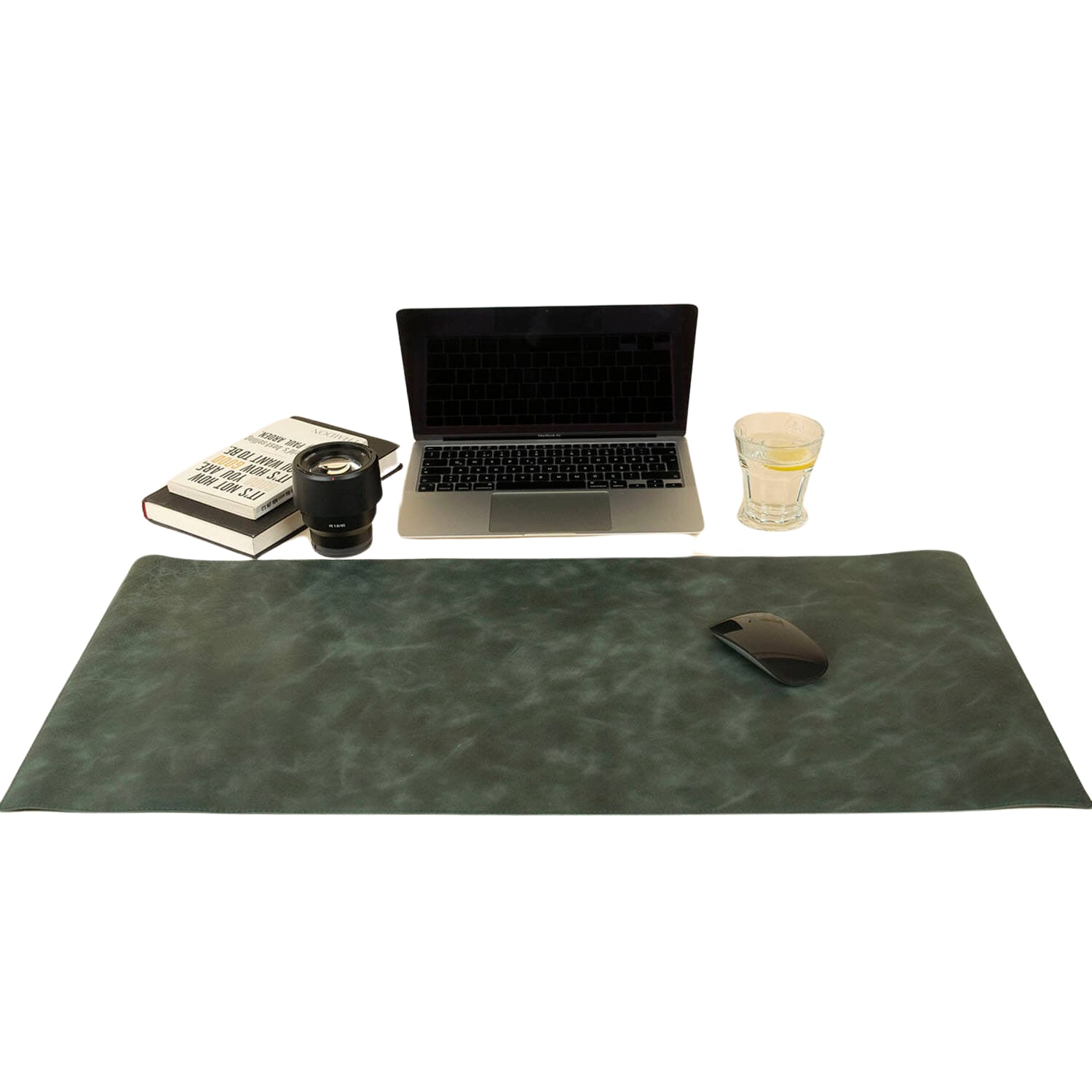 Luxurious Leather Desk Mat - Green - Tampa | Leathere