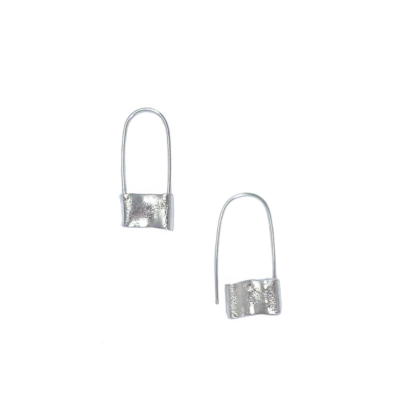 Gillian Trask Women's Unlocked Earrings - Medium - Sterling Silver