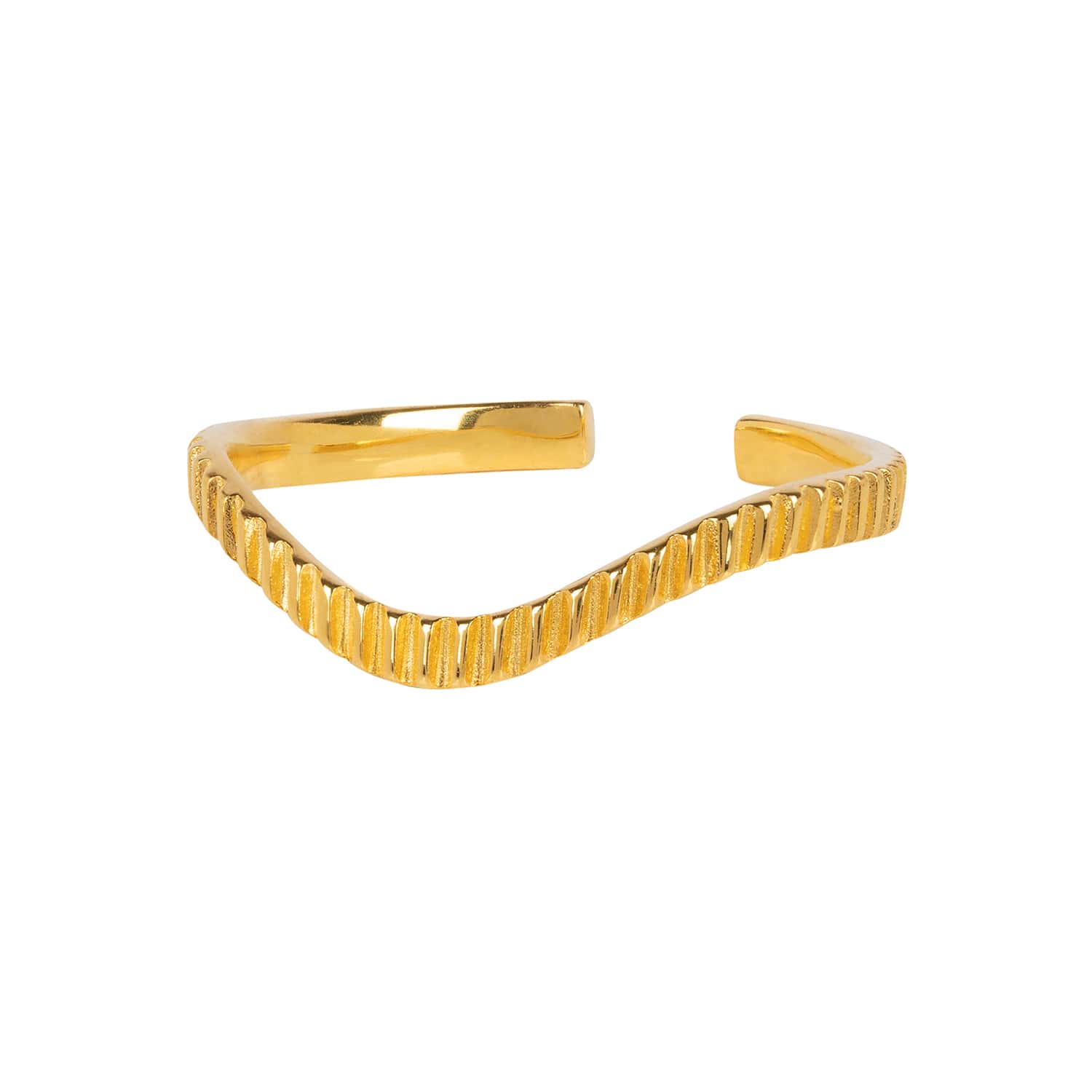 Women’s Bloom Gold Stacking Ring -Adjustable Amadeus