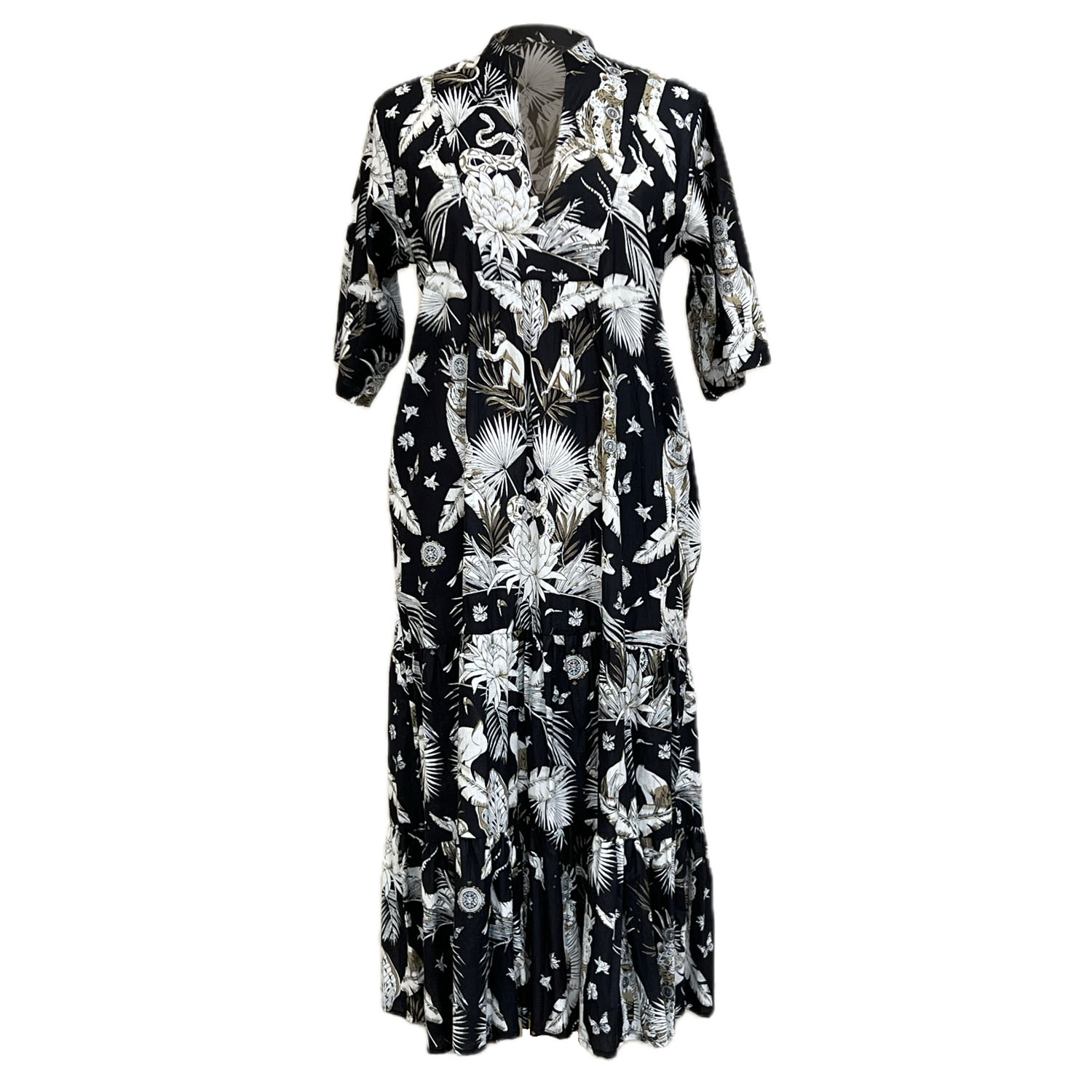 Jayshree Dalal Women's Black / White Glory Dress Black & White In Black/white