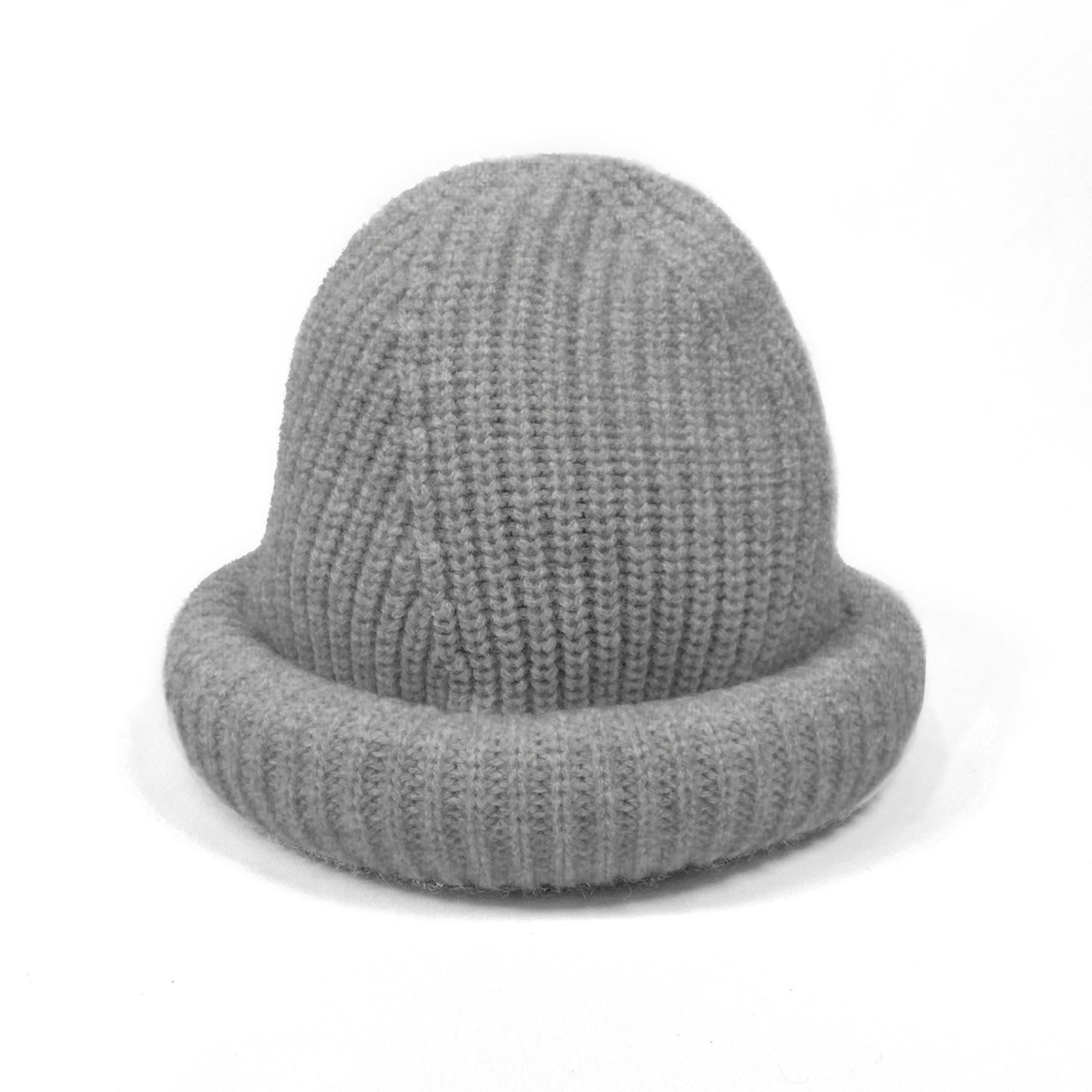 Women’s Grey Geneva Cashmere Bucket Hat With Padded Brim Cheeky Goats