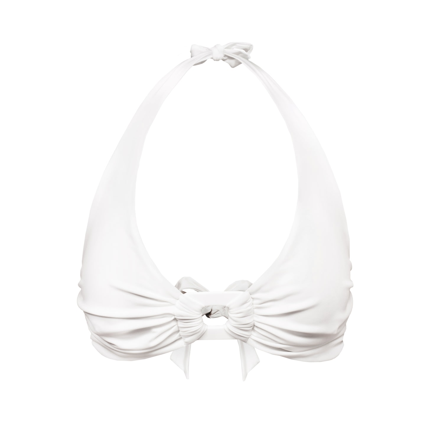 Women’s Beatrice Bikini White Top Small Kikki-G Swimwear