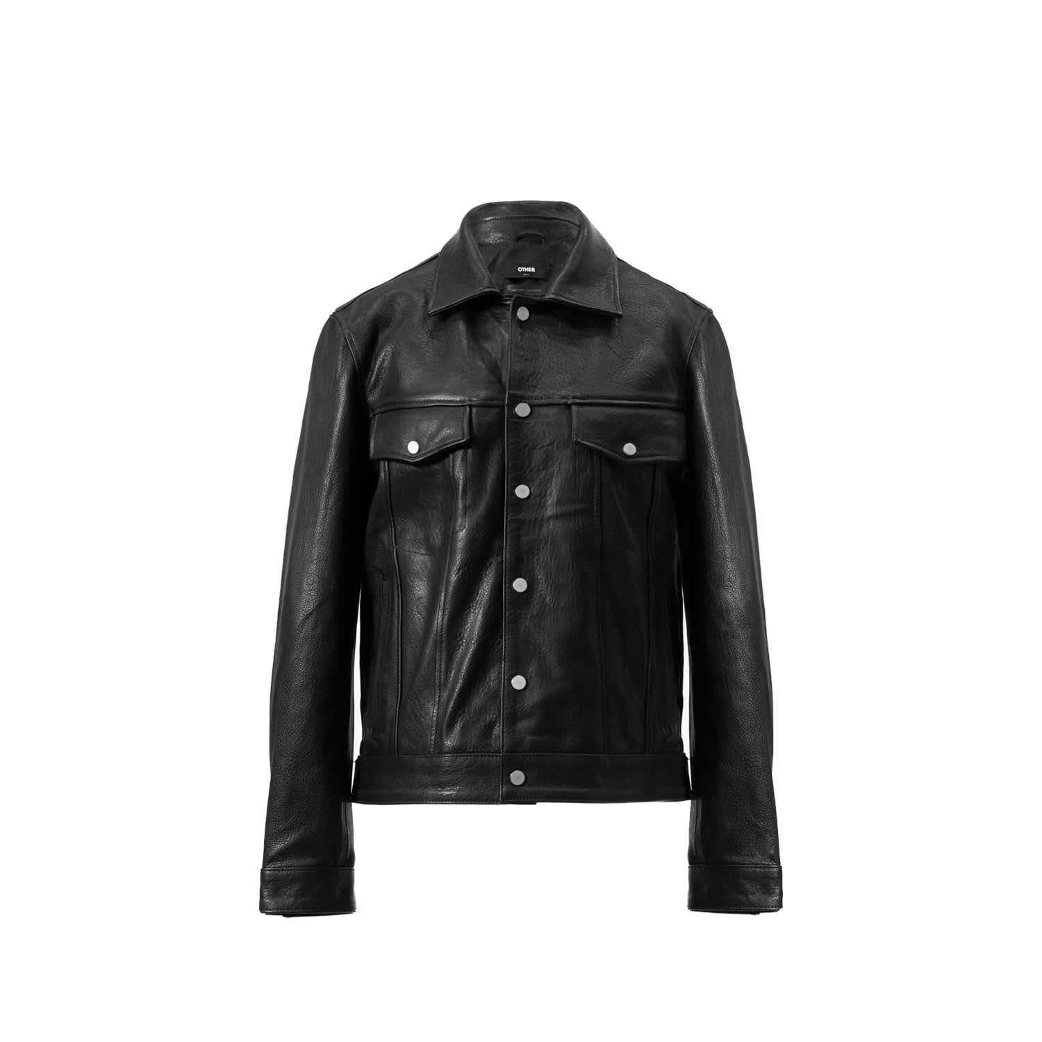 leather trucker jacket