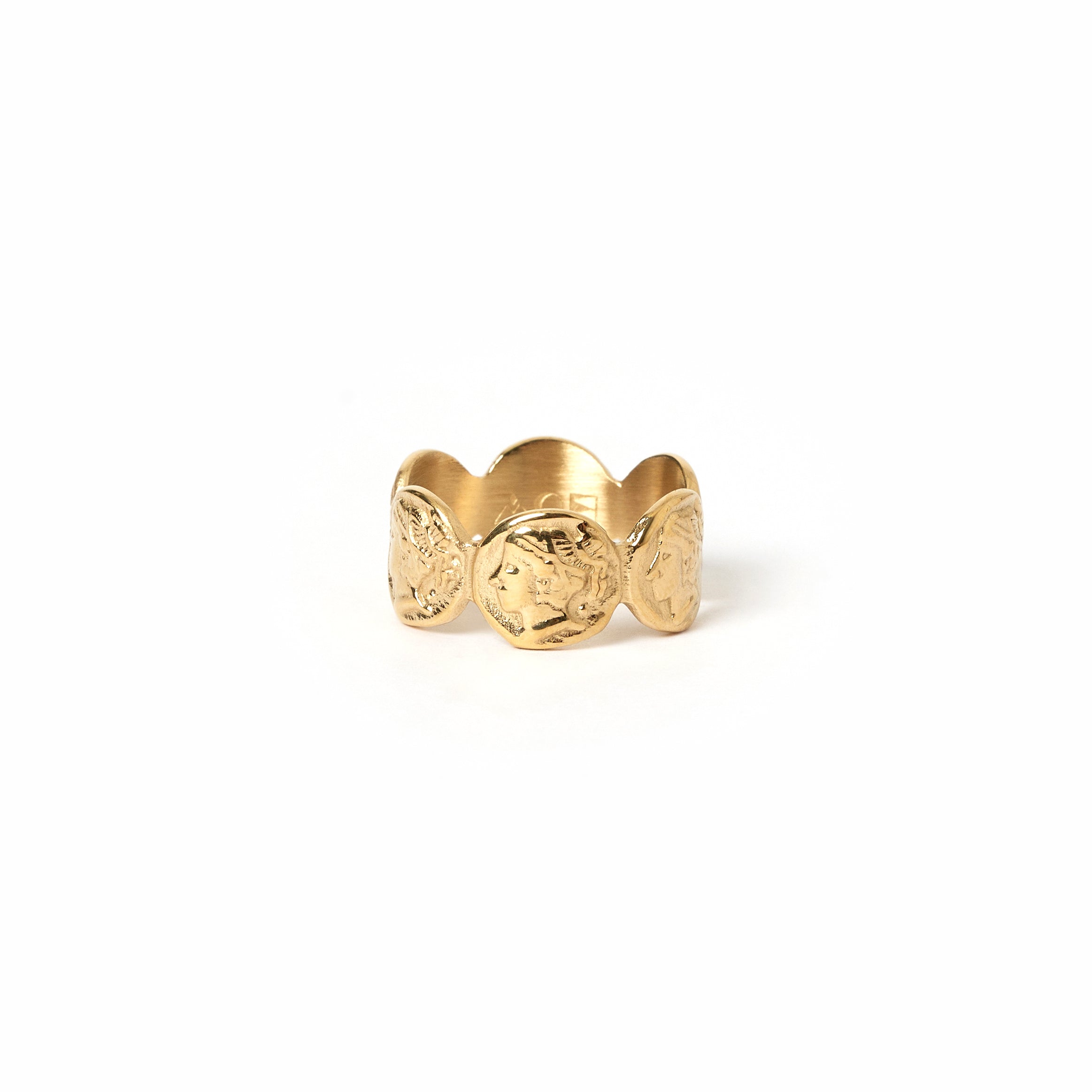 Women’s Oscar Gold Ring Arms of Eve
