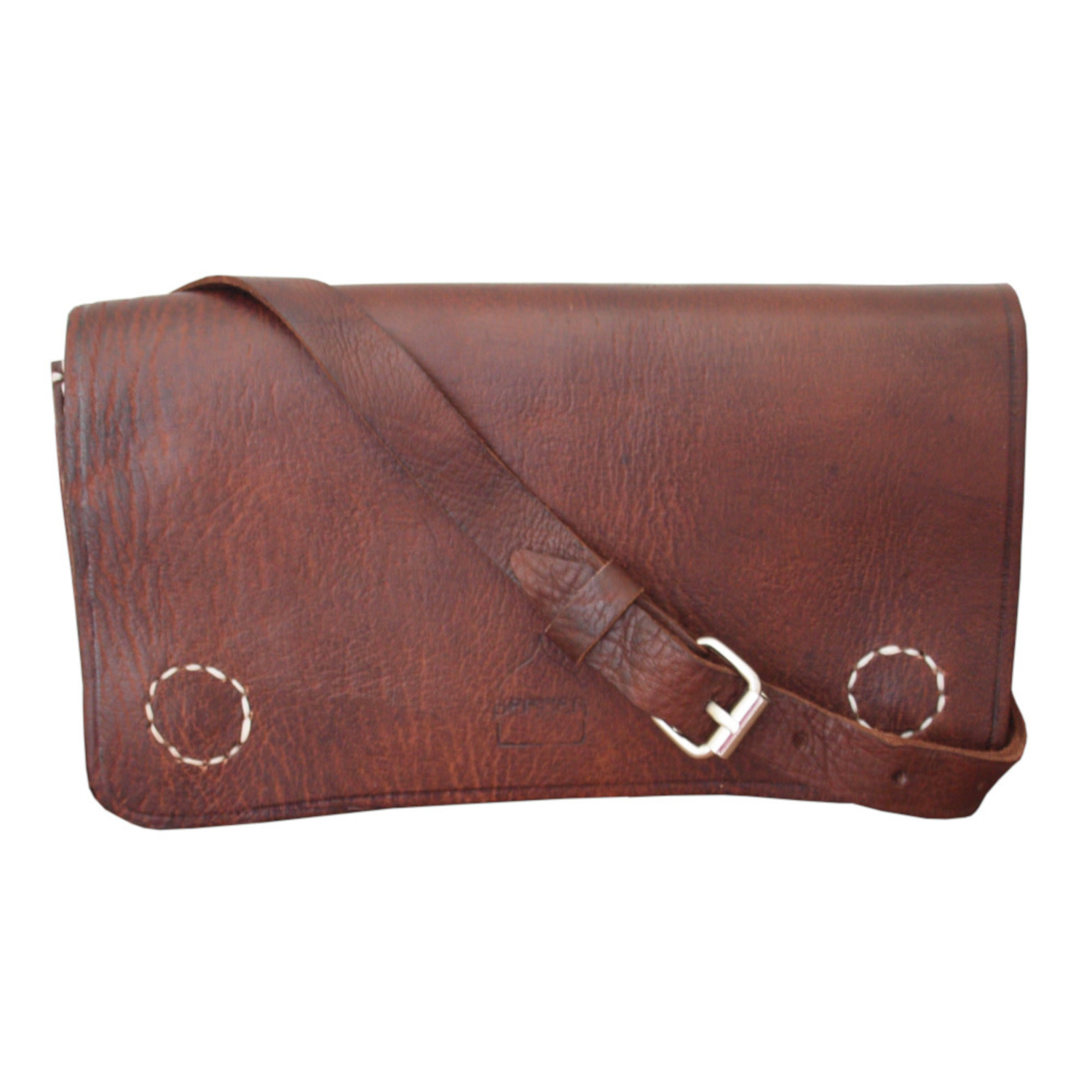 Berber Leather Women's The Kenitra Shoulder Bag In Dark Brown