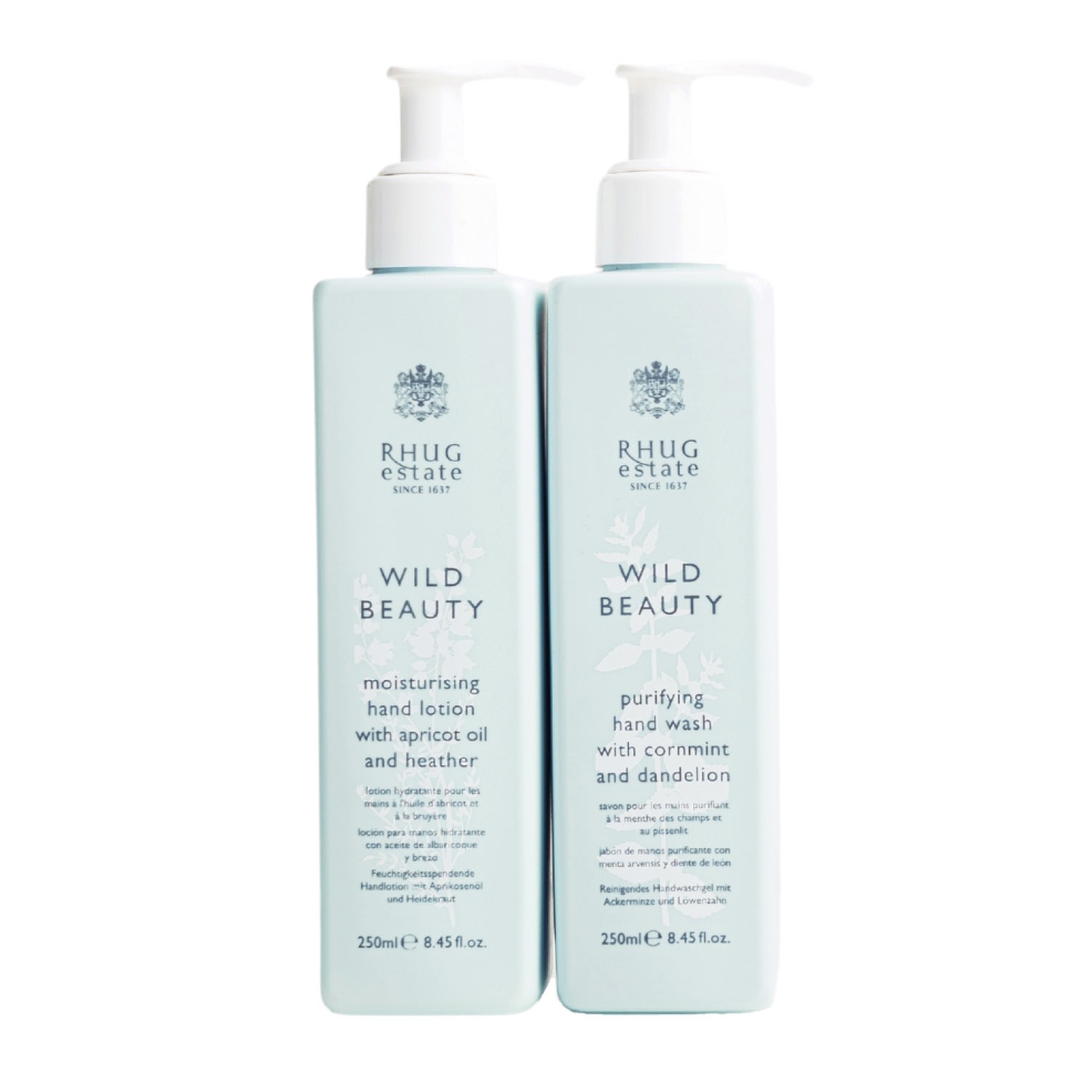 White / Neutrals / Blue Hand Wash And Lotion Duo Rhug Wild Beauty