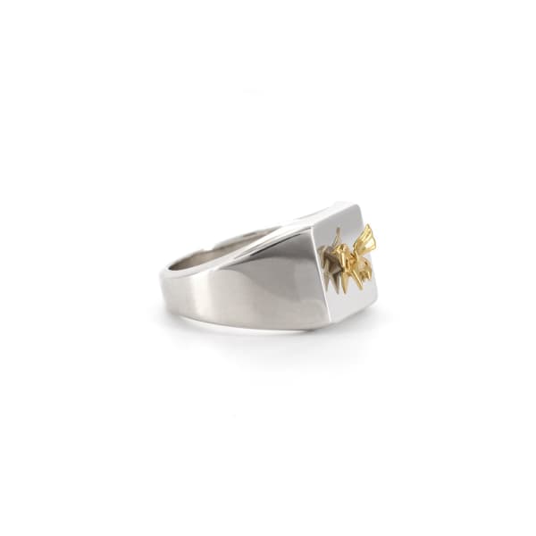 Origami Jewellery Signet Ring Pegasus