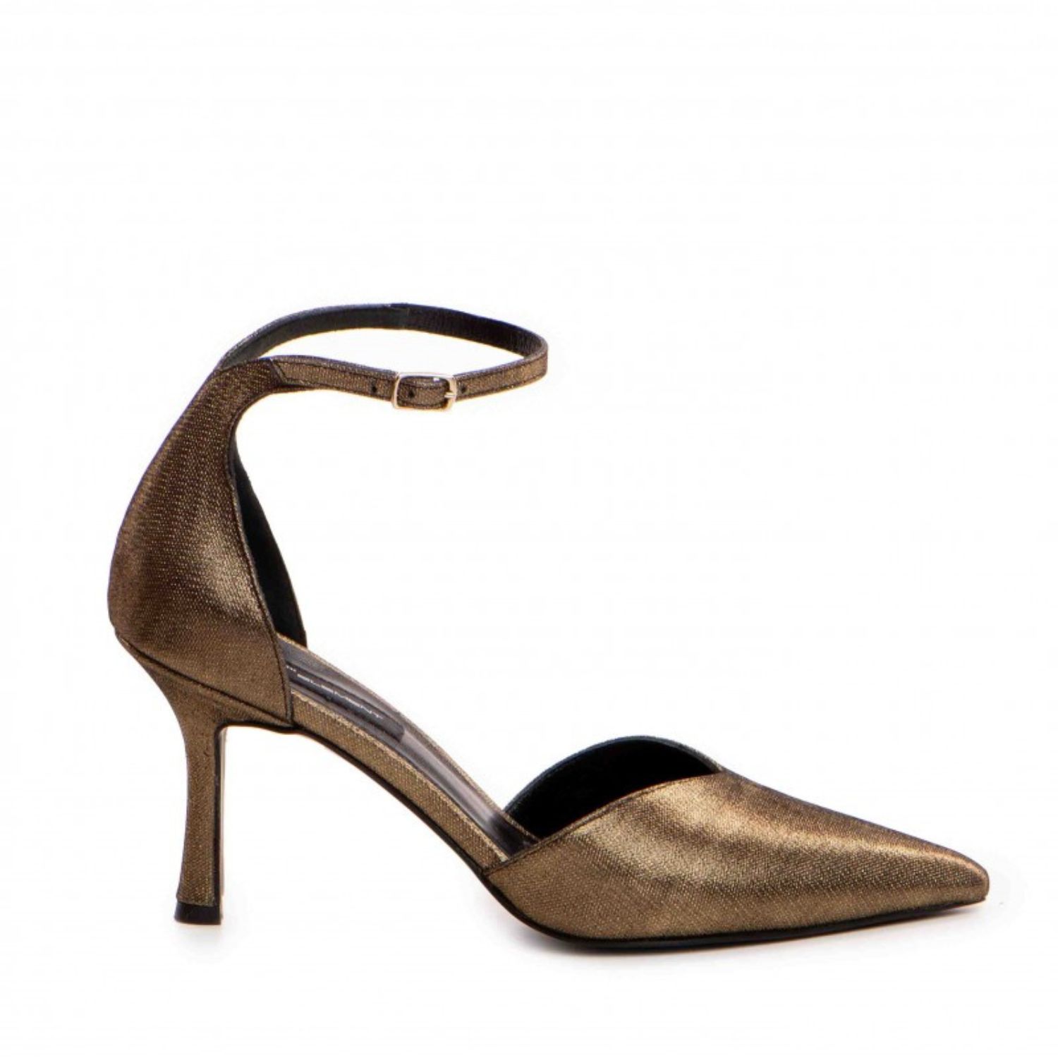 The 5th Element Women's Gold / Neutrals Classy Pumps In Bronze Leather In Gold