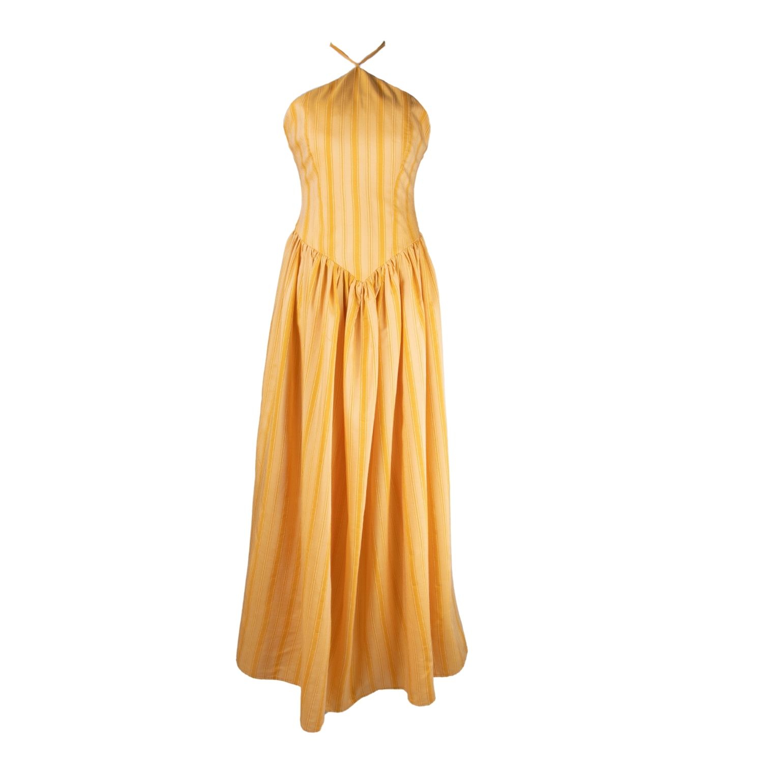 Yola Neme Women's Yellow / Orange Amelia Dress In Yellow/orange