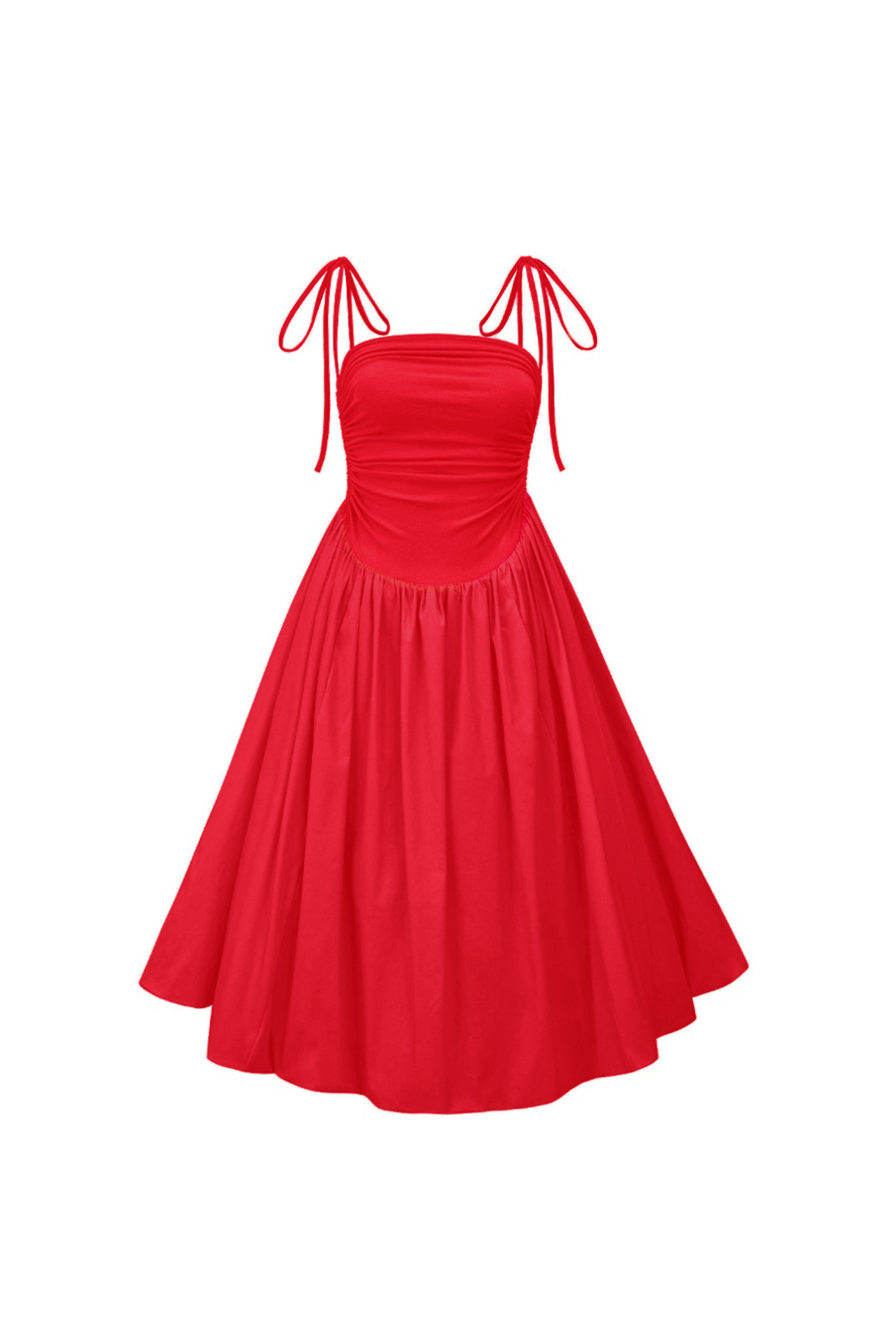 Amy Lynn Women's Alexa Cherry Red Puffball Dress