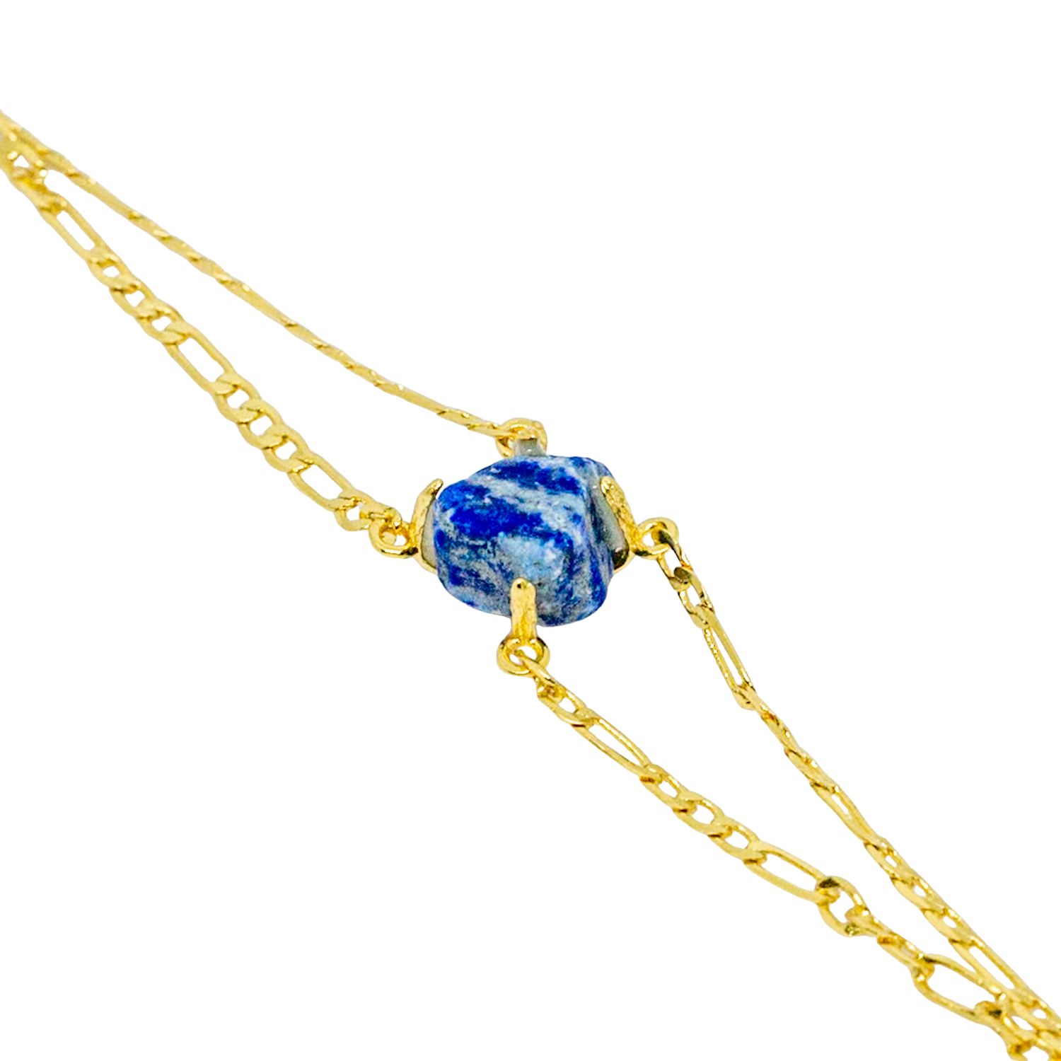 Jiaying Wang Wjy Studio London Women's Blue Elemental Birth Natural Sapphire Adjustable Bracelet In Blue