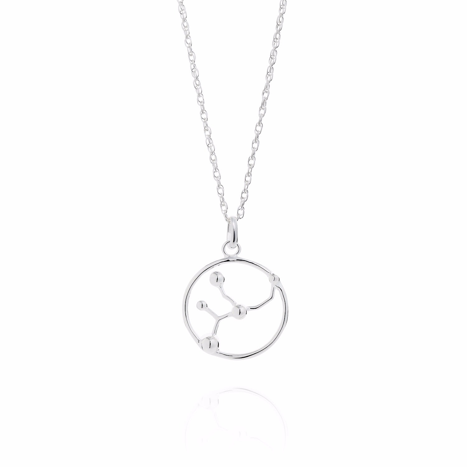 Women’s Silver Virgo Astrology Necklace Yasmin Everley Jewellery