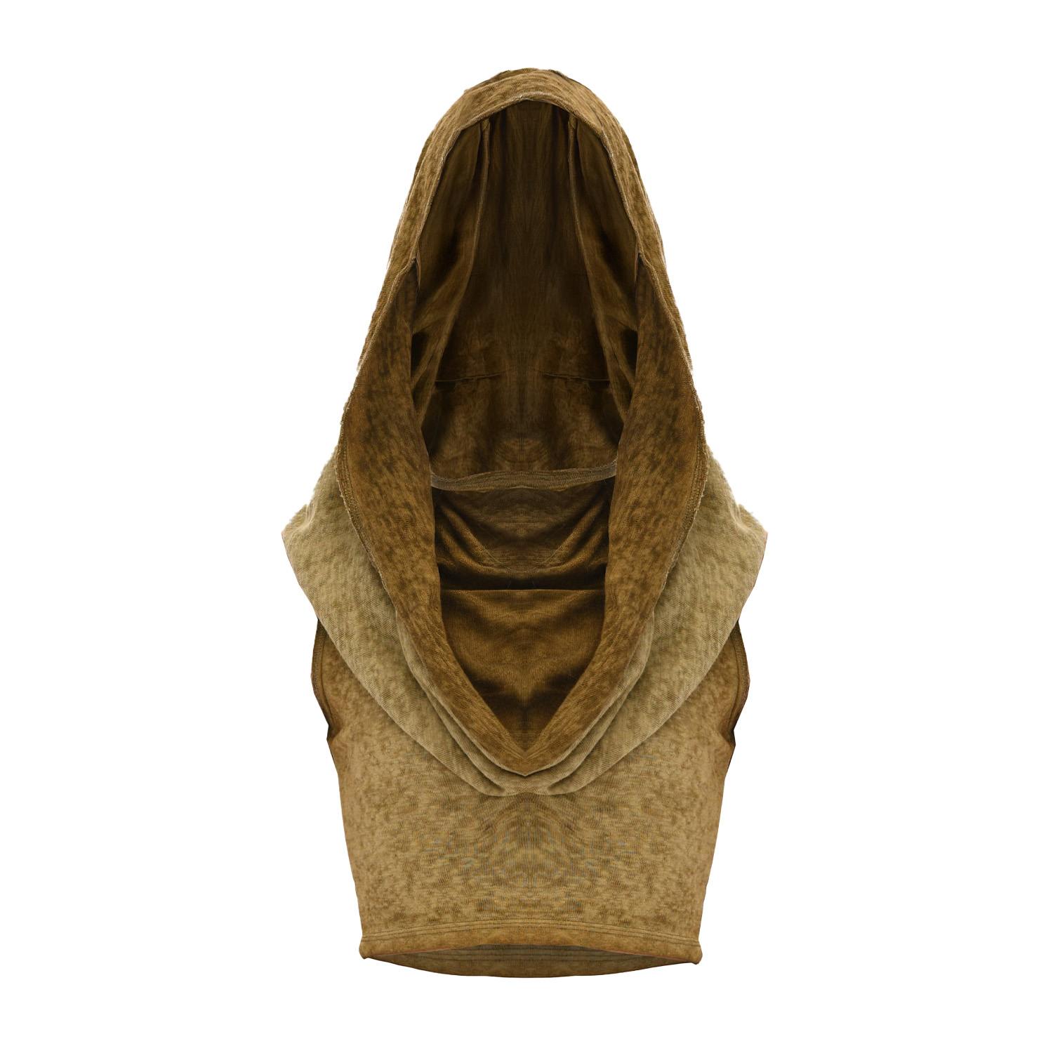 Brown Hera Hooded Top - Boho Women | S/M | Zhenabia