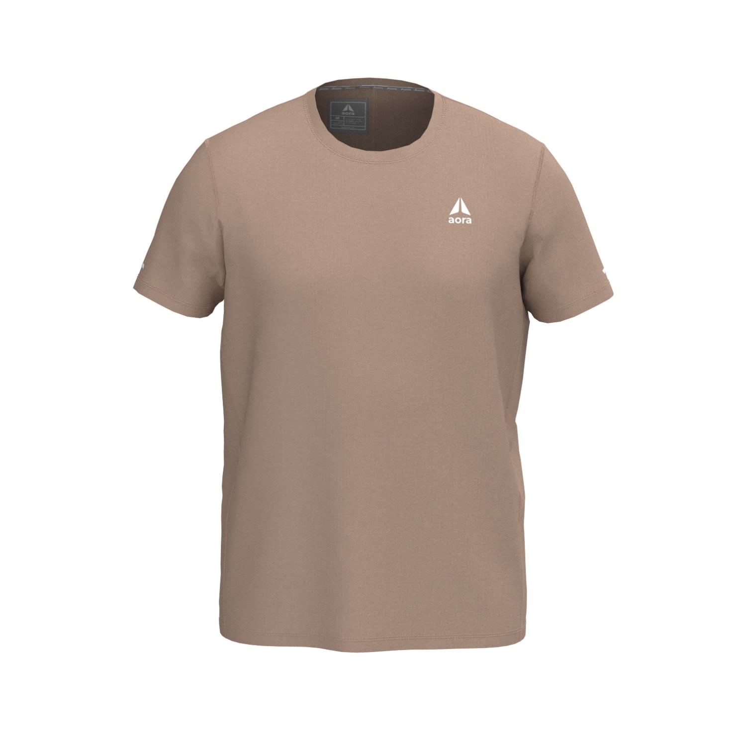 Aora Athletics Men's Ultralight Mesh Tee - Brown In Brown