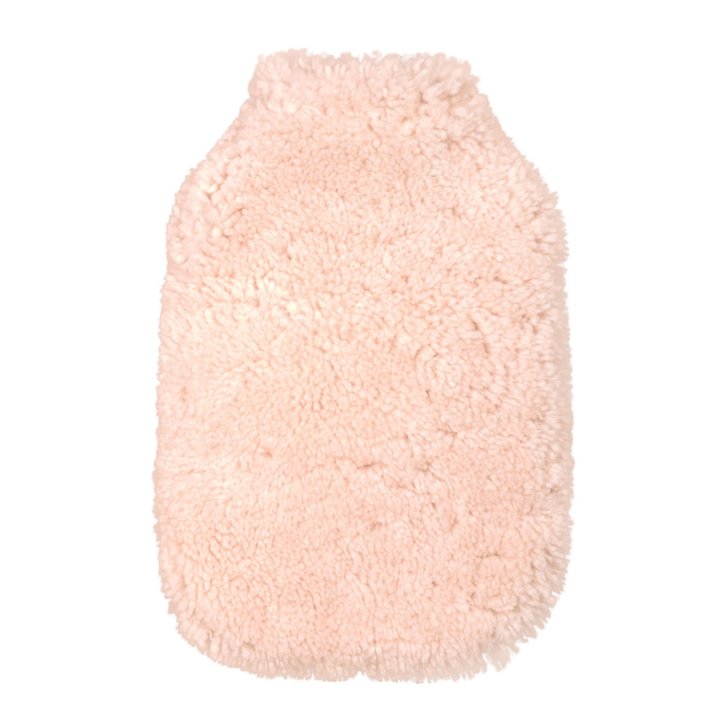 Owen Barry Neutrals Sheepskin Hot Water Bottle Cover Mini 0.8l - Moonlight Swedish In Pink
