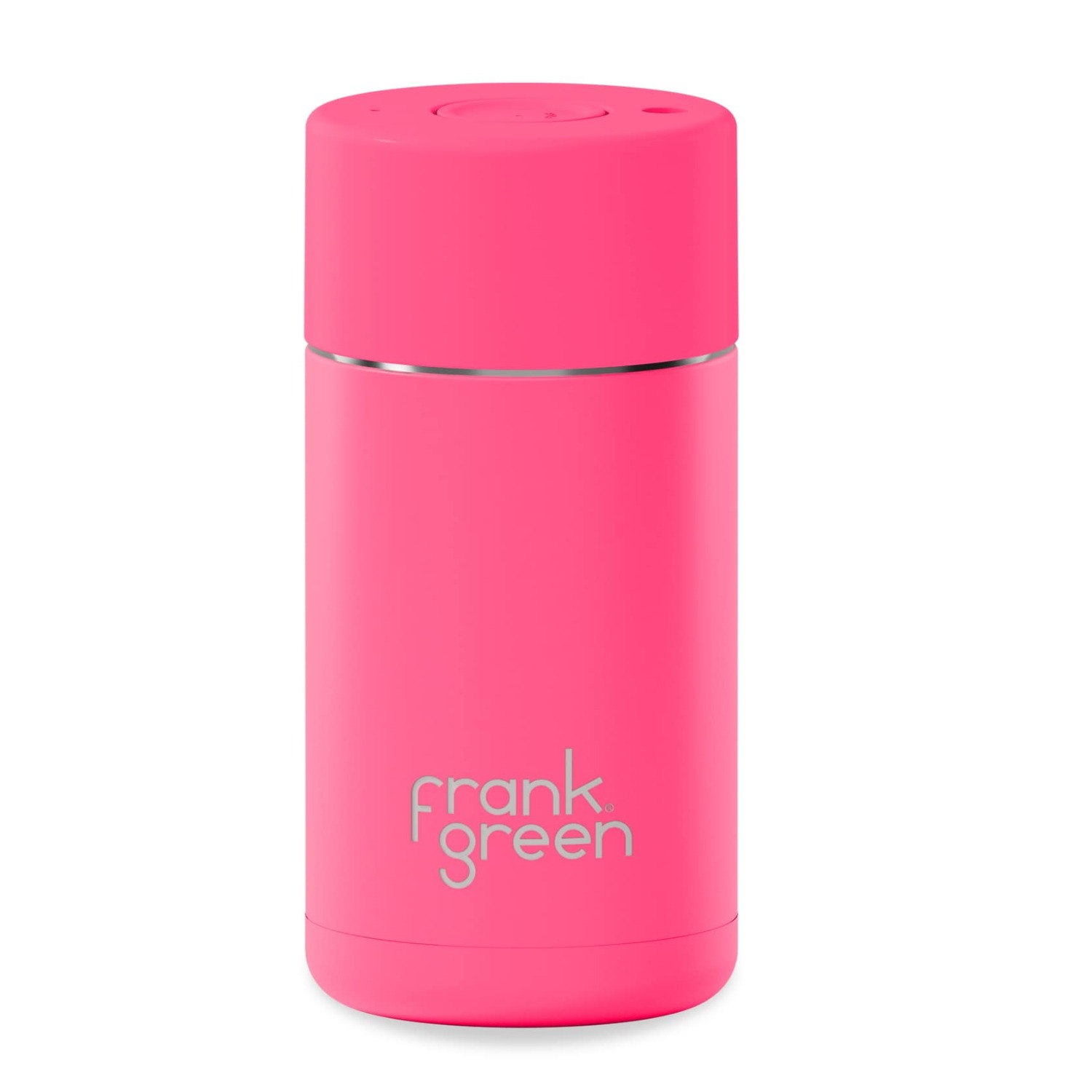 Frank Green 12oz Ceramic Reusable Cup Neon Pink In Pink