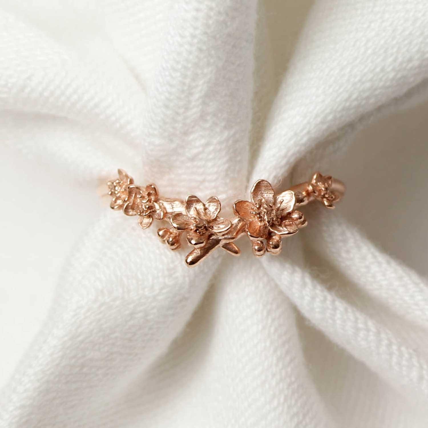 Rose Gold Blossom Ring