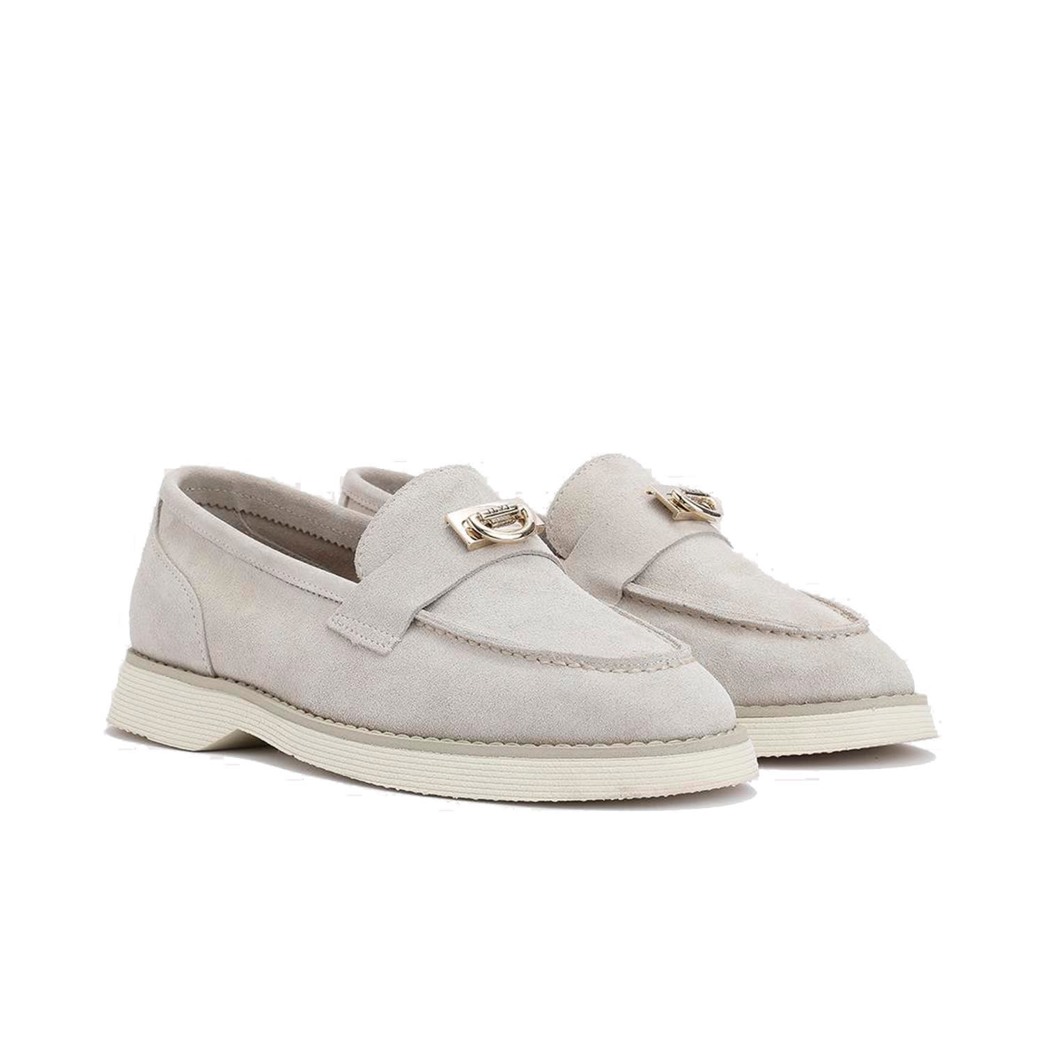 Ilvi Neutrals Lemmens Beige Suede Leather Women's Loafer