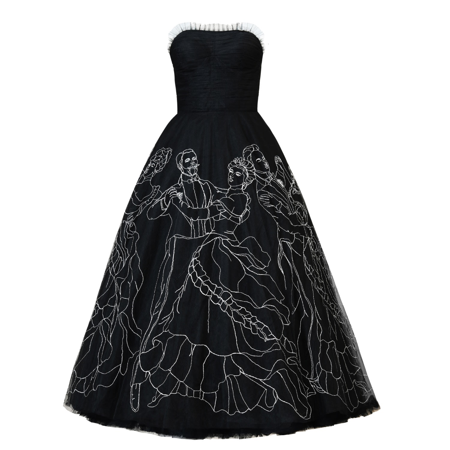 Matsour'i Women's Black Dancing At A Ball Dress In Black