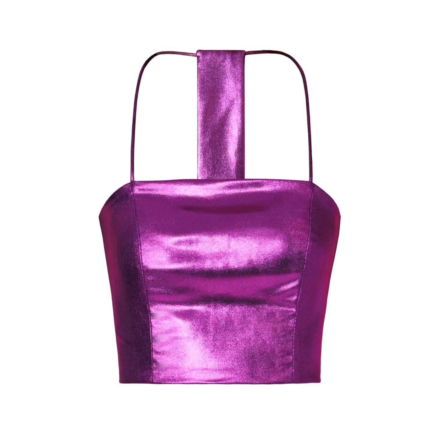 Aggi By Halewski Top Nelly Sparkling Grape In Pink/purple