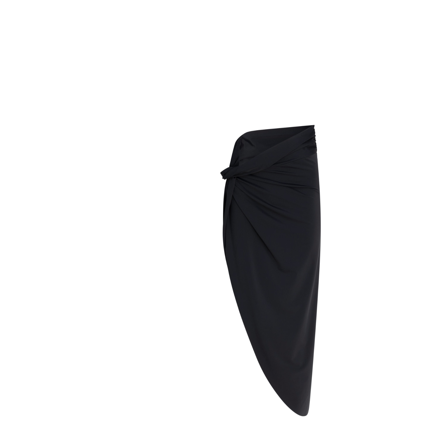 Circular Path Women's Sarong Cover Up - Black