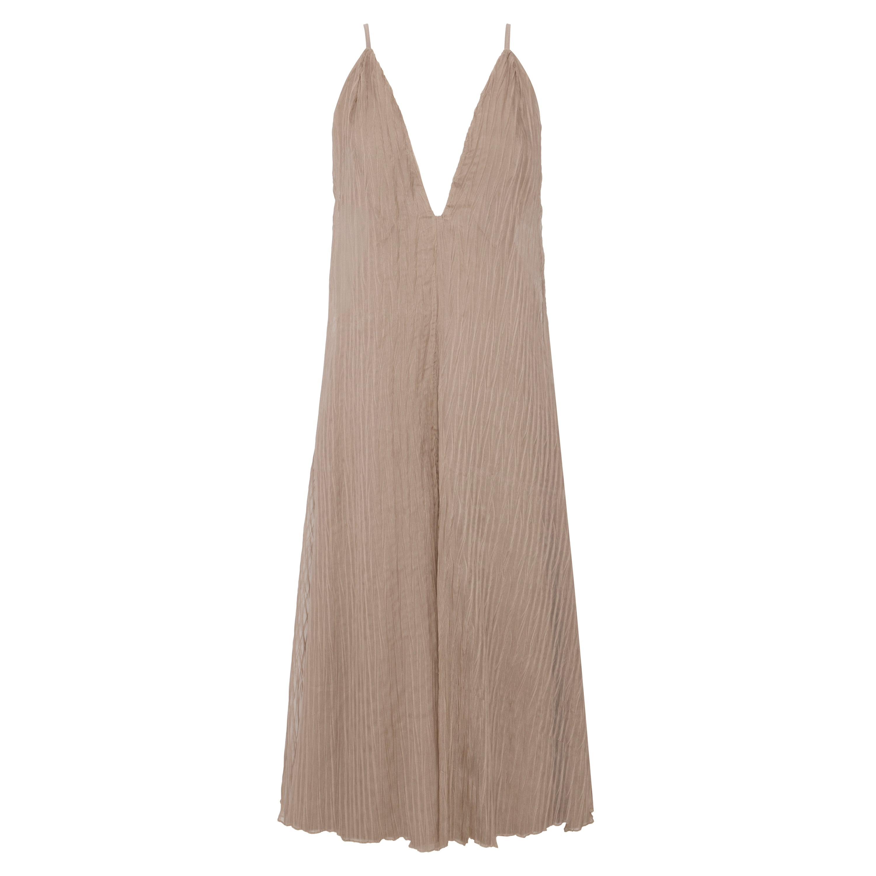Pcfg Women's Neutrals Long Dress - Moon Rock In Gray