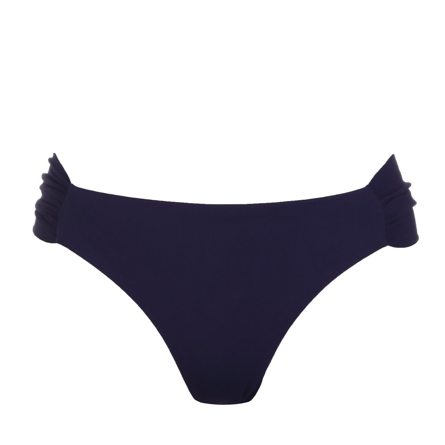 LULA-RU WOMEN'S BLUE RUCHED BOTTOMS NAVY