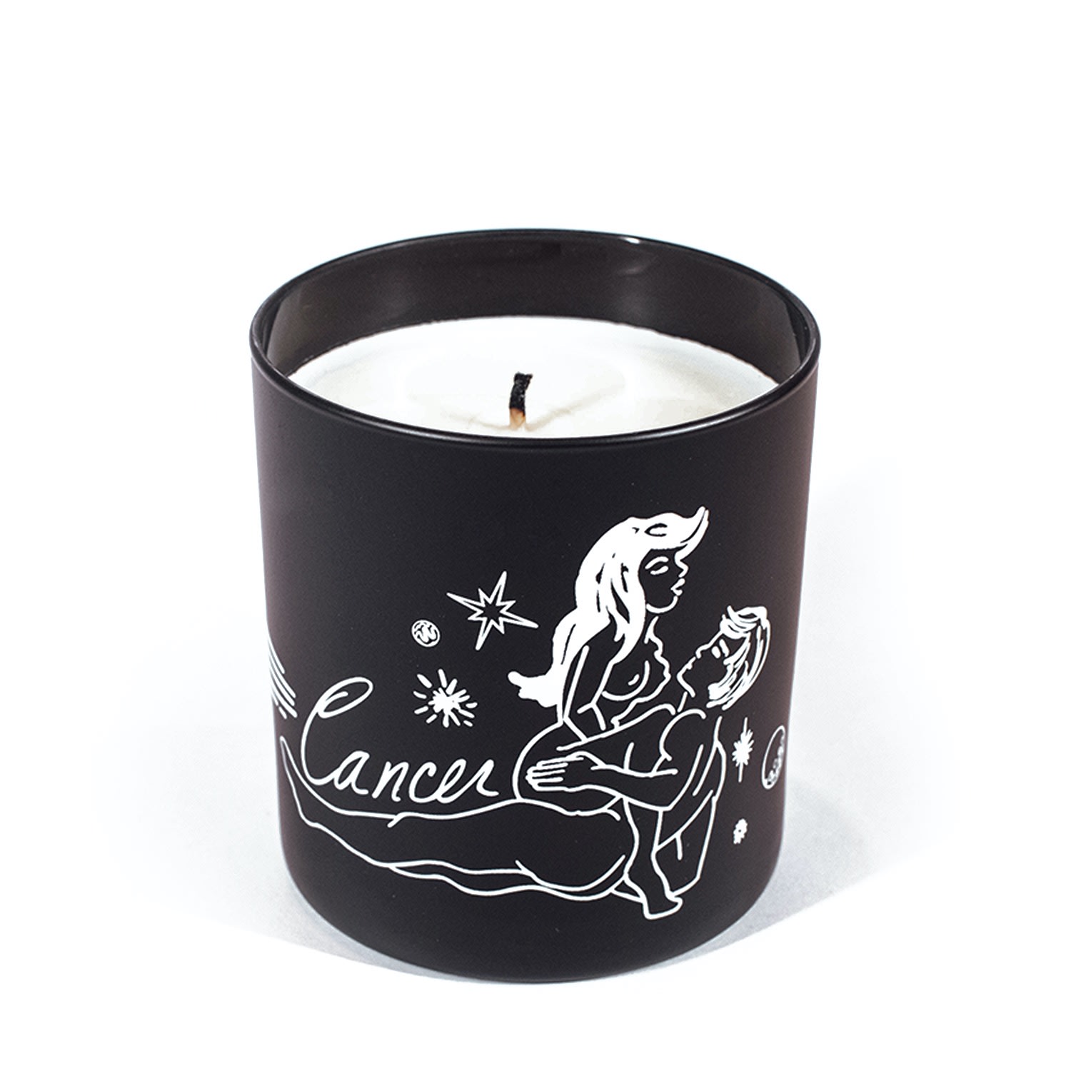 Cancer Zodiac Horoscope Massage Candle One Size Black Cake