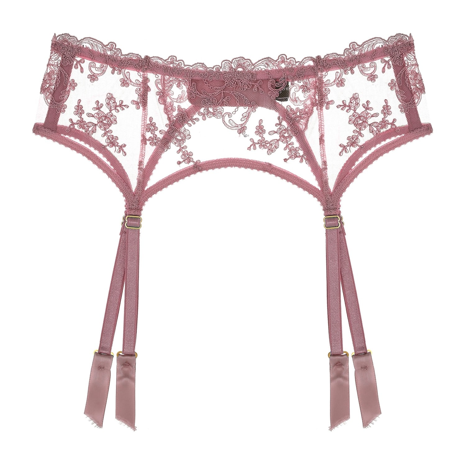 Journelle Women's Pink Cristiana Suspender Belt Delicate Rose