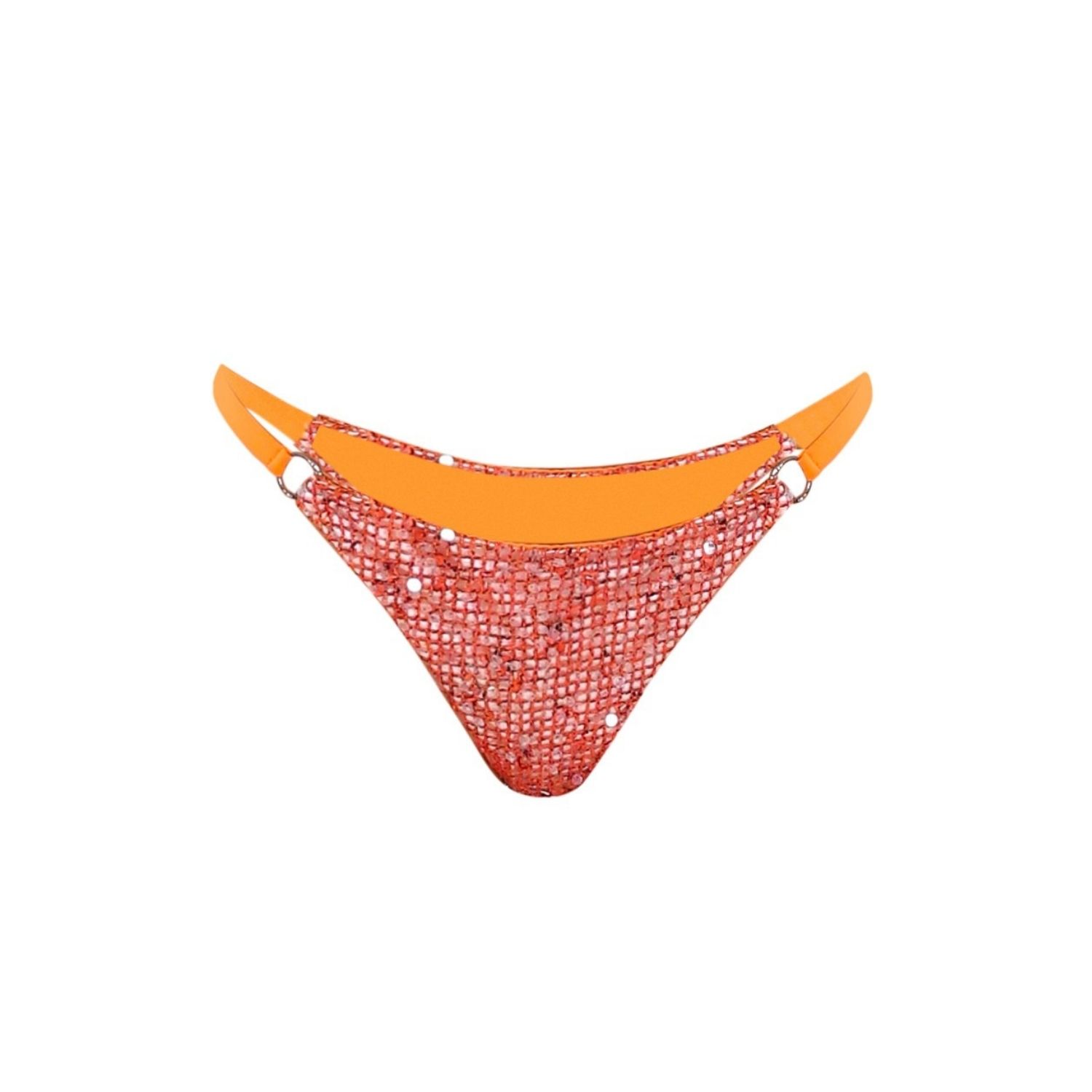 Belletage Swimwear Women's Orange The Golden Hour Bikini Bottom In Orange