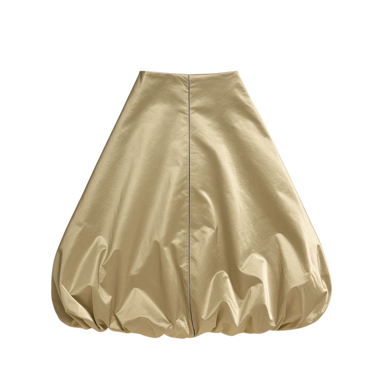 Yorstruly Women's Puffer Skirt - Metallic Gold