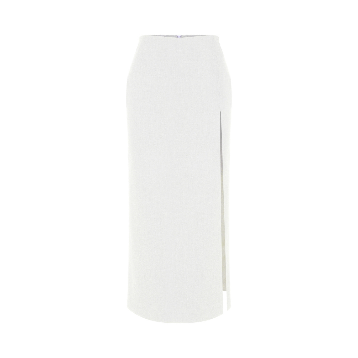 Nazli Ceren Women's White Lea Maxi Skirt In Blanche In White