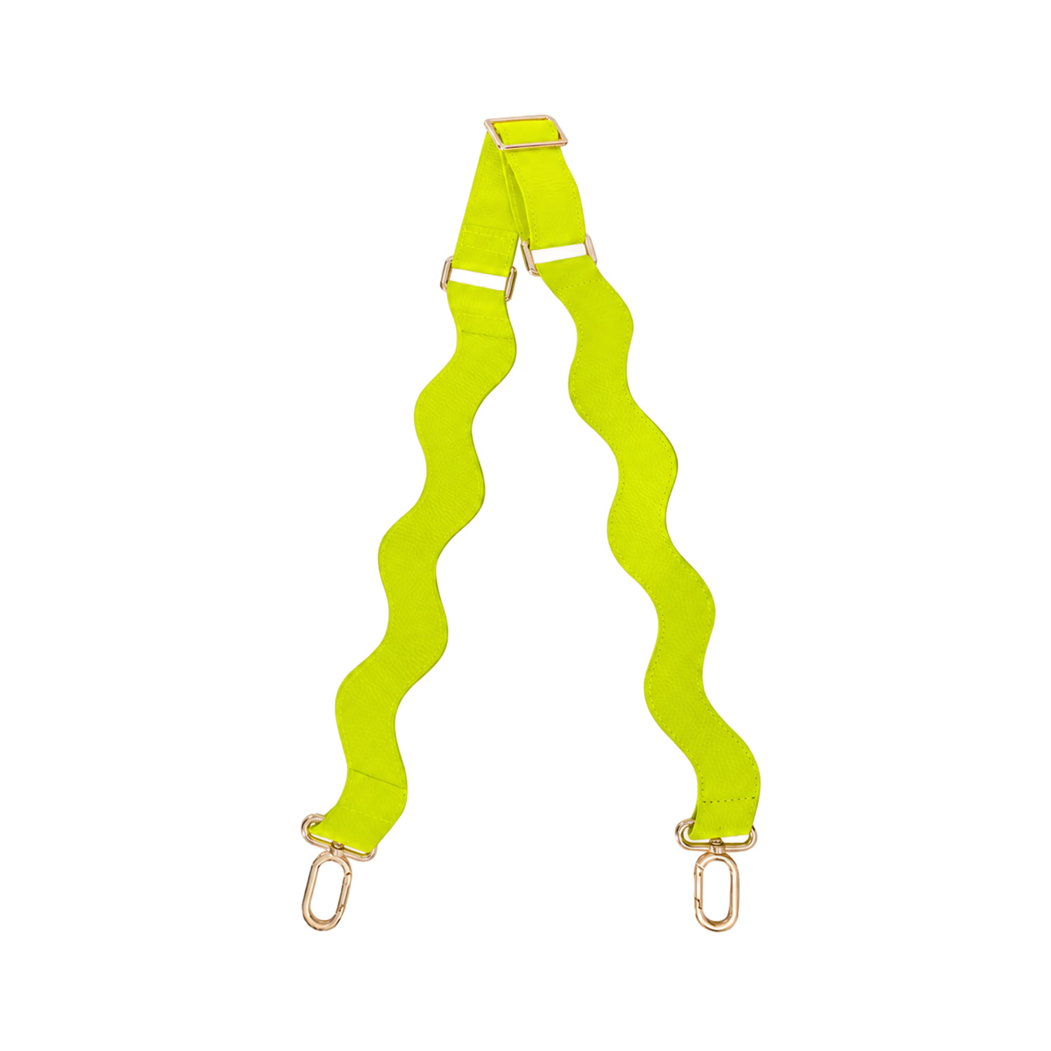 Women's Fluo Green Wavy Strap | One Size | Womads