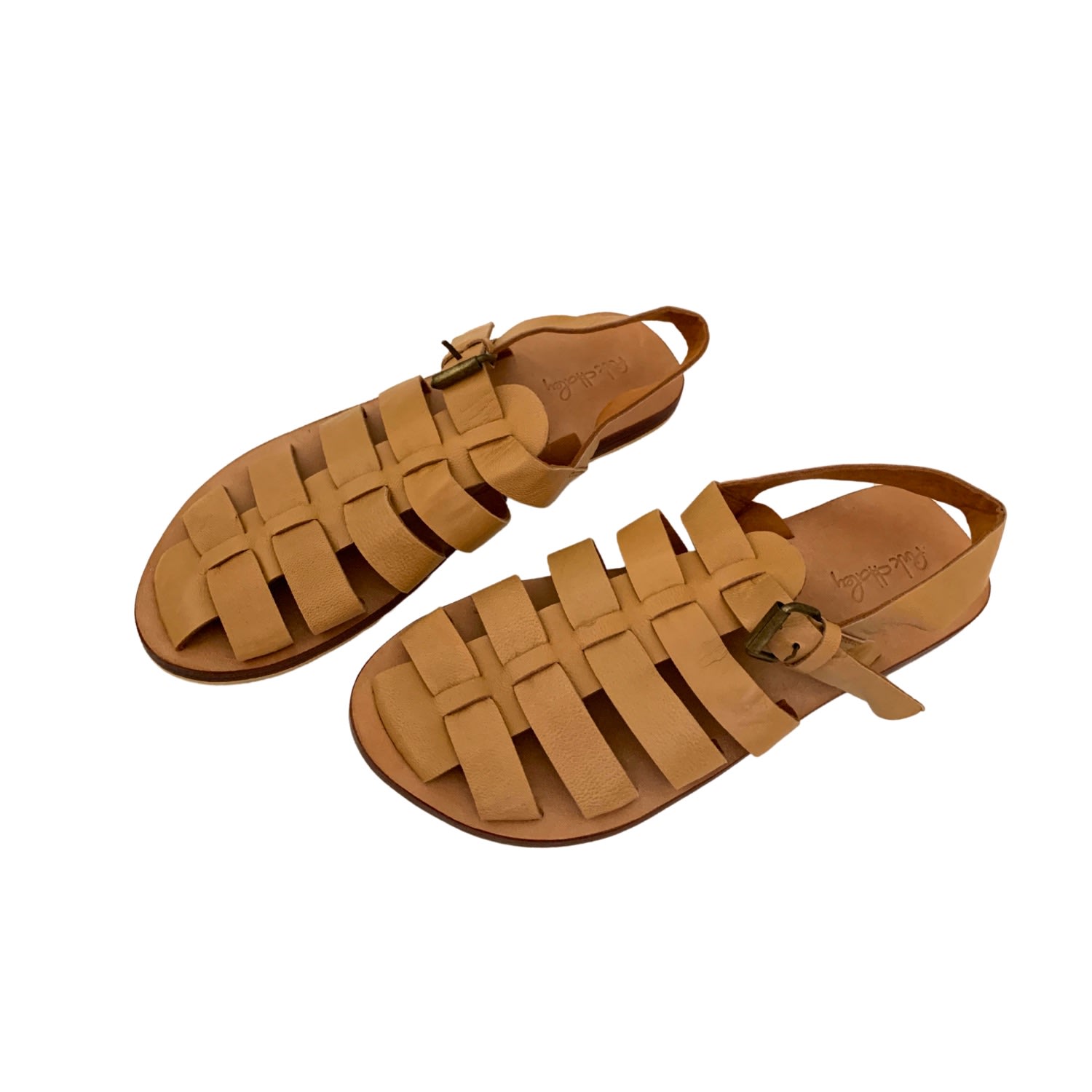 Pink Haley Women's Neutrals Yasmin Leather Sandals In Black