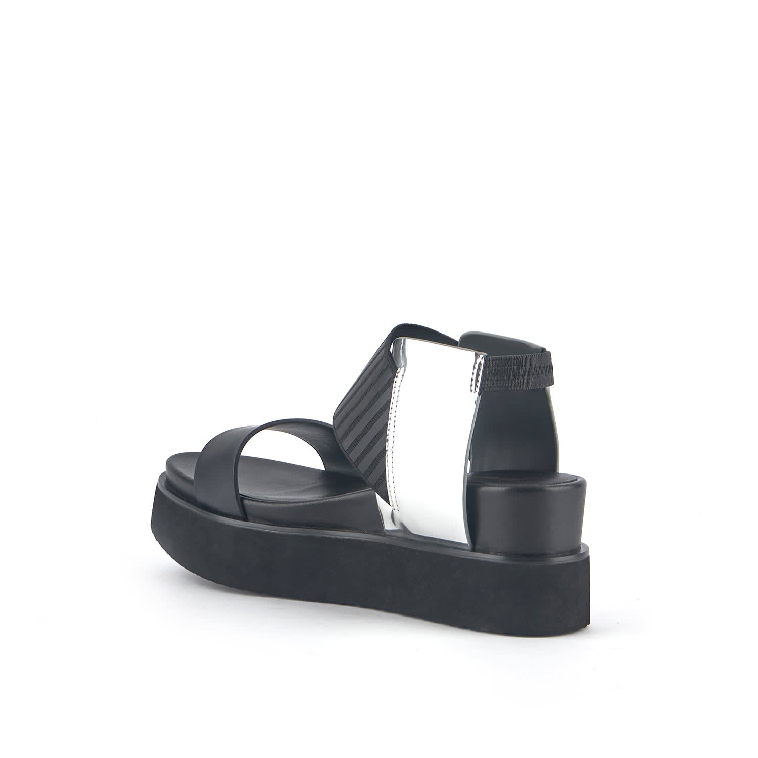 Rico Sandal - Mirror Silver | United Nude | Wolf & Badger