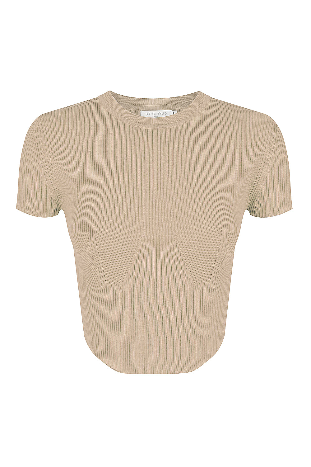 Women’s Neutrals The Elevated Knit Top - Sand Small St Cloud Label